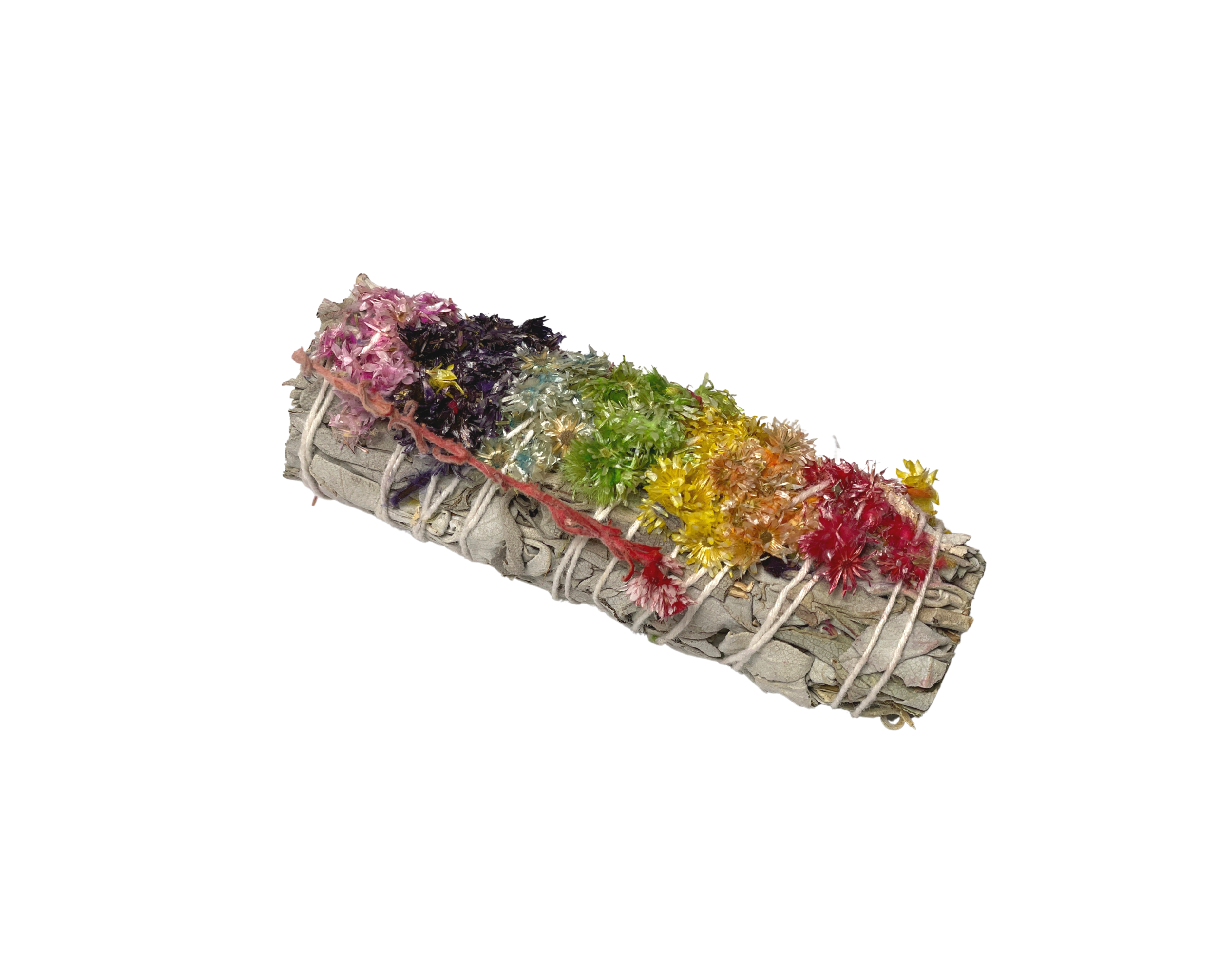 Buy Online Latest and Unique 7 Chakra White Sage Smudge Wand | Shop Best Spiritual Items - The Mystical Ritual