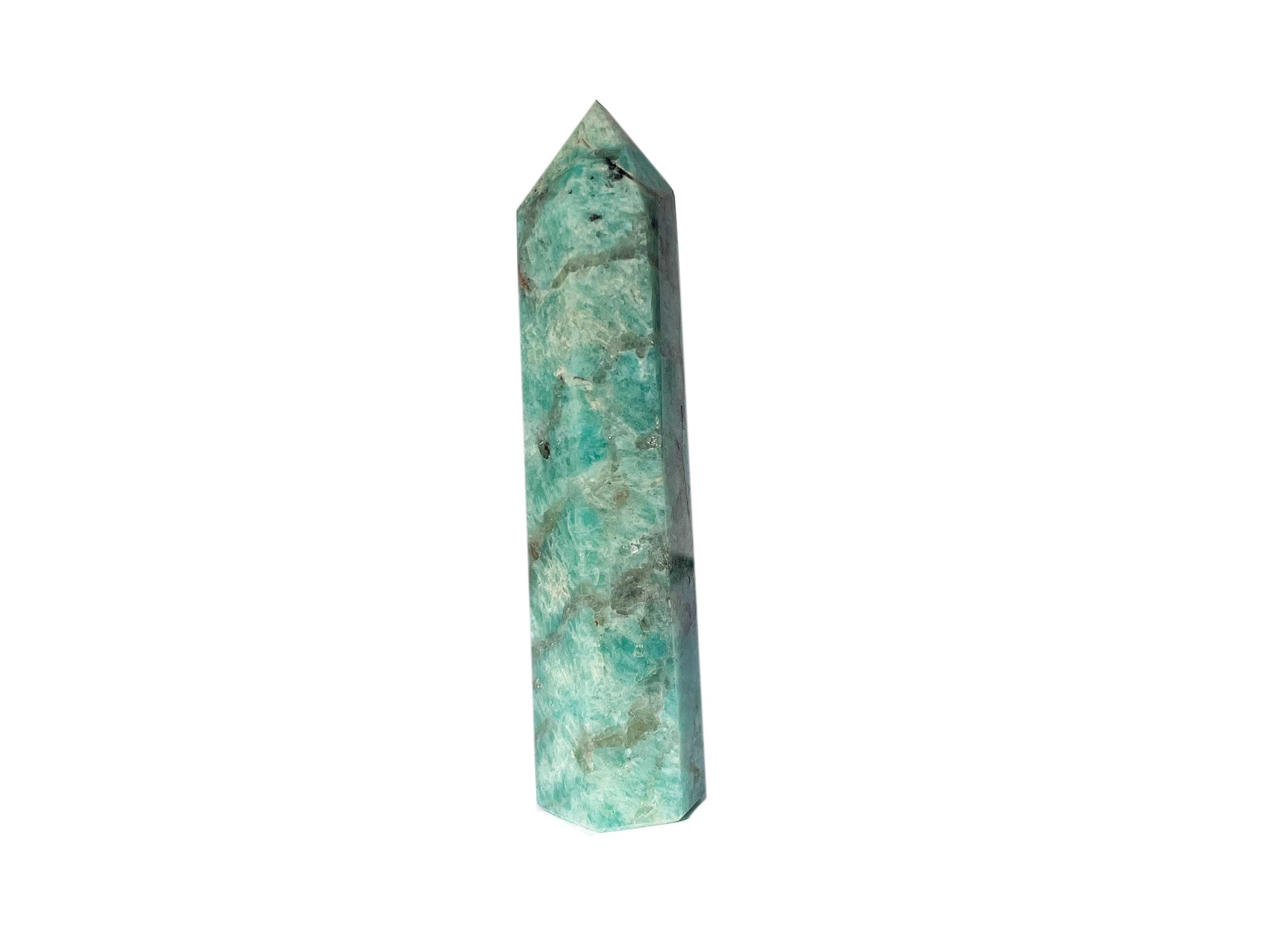 Buy Online Latest and Unique Amazonite Crystal Tower Point | Shop Best Spiritual Items - The Mystical Ritual
