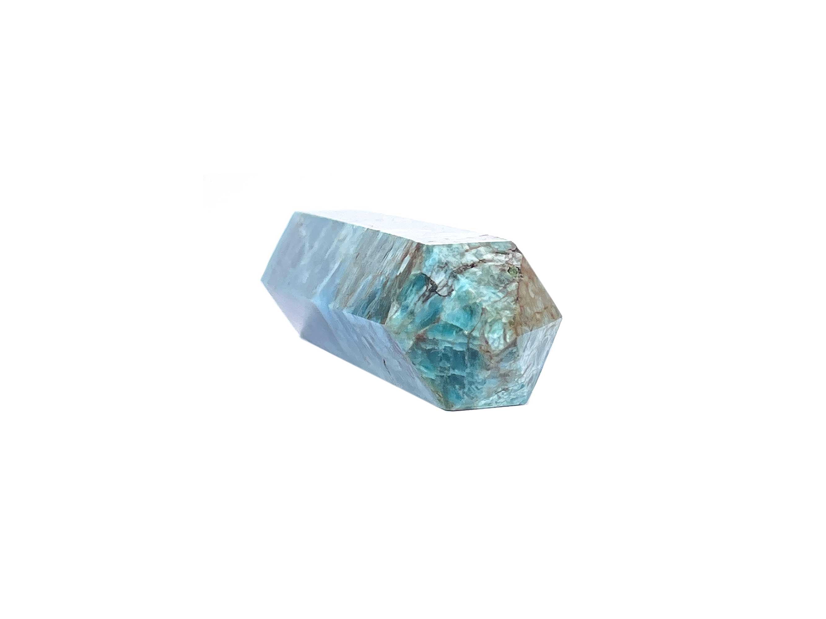 Buy Online Latest and Unique Blue Apatite Crystal Tower Point | Shop Best Spiritual Items - The Mystical Ritual
