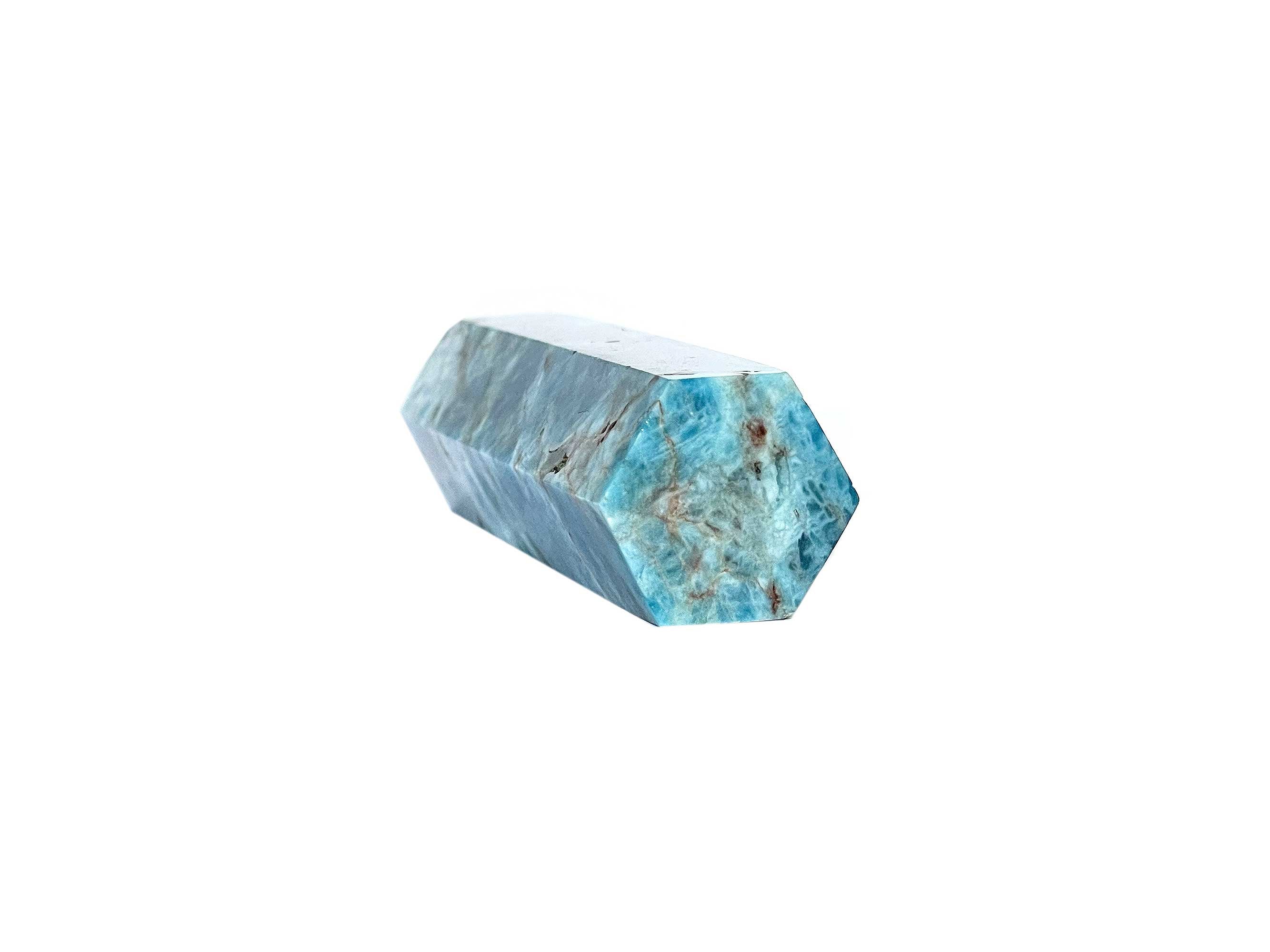 Buy Online Latest and Unique Blue Apatite Crystal Tower Point | Shop Best Spiritual Items - The Mystical Ritual