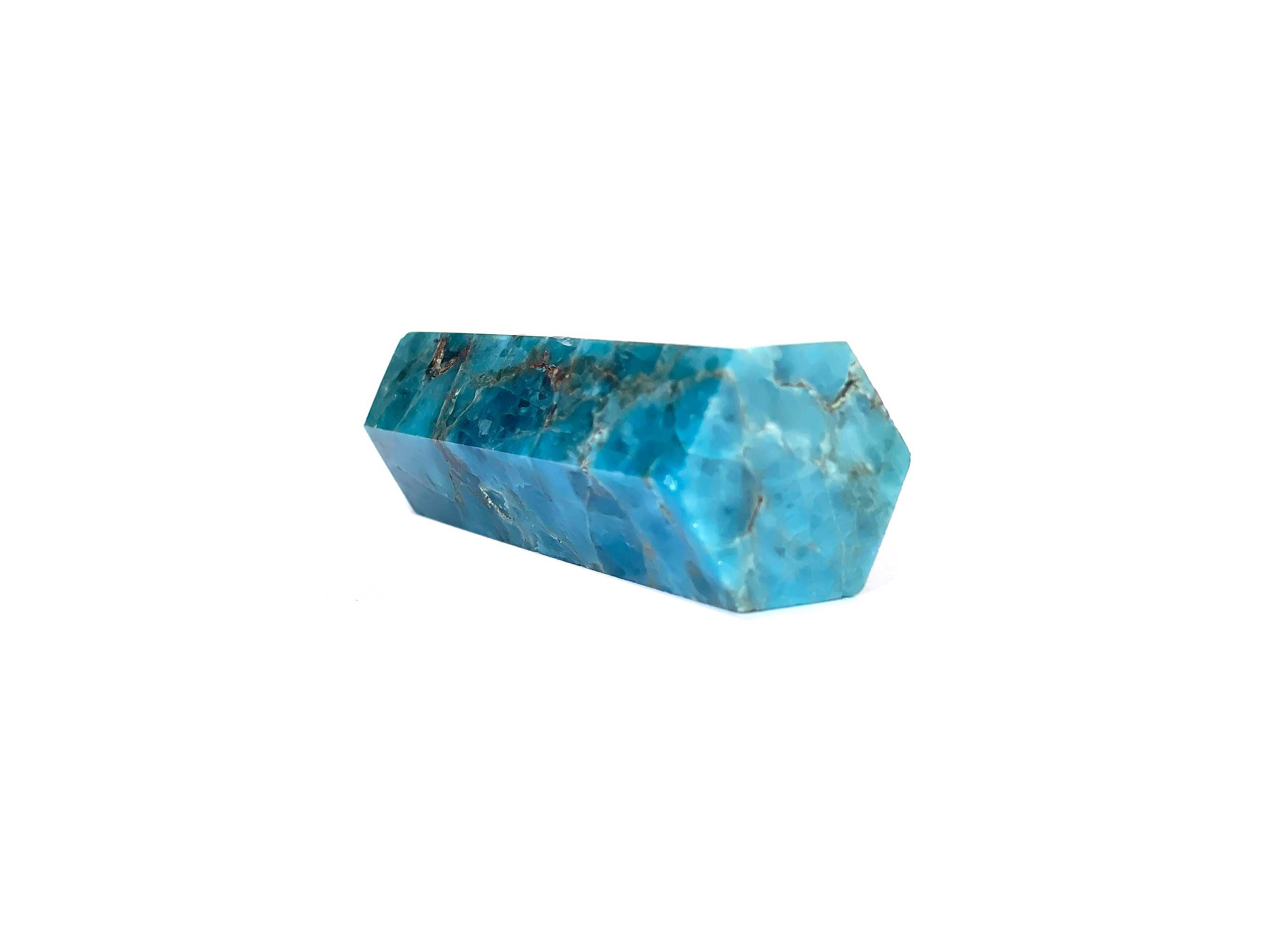 Buy Online Latest and Unique Blue Apatite Crystal Tower Point | Shop Best Spiritual Items - The Mystical Ritual