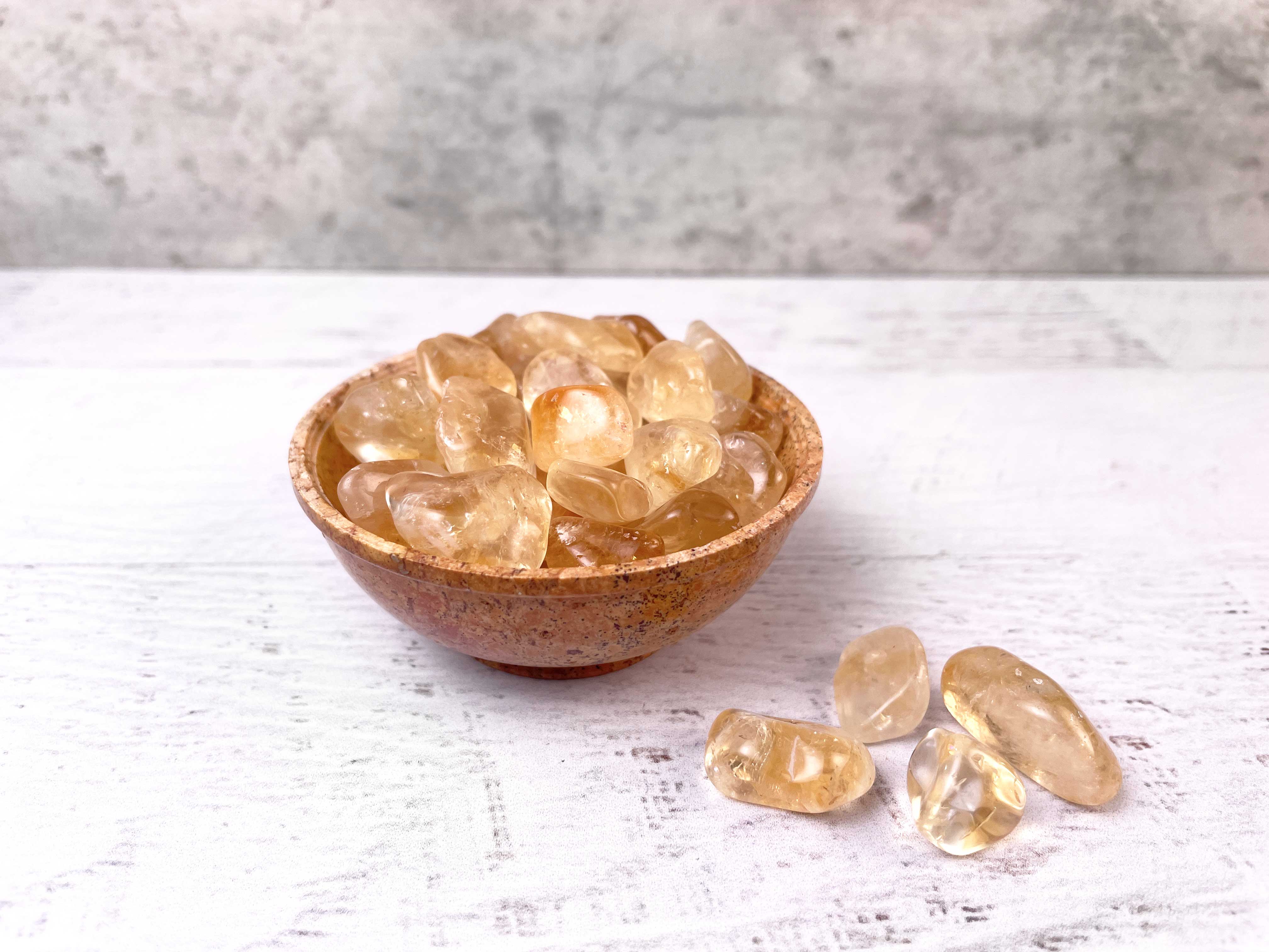 Buy Online Latest and Unique Tumbled Citrine - Happiness, Joy, Abundance, Creativity Clarity | Shop Best Spiritual Items - The Mystical Ritual
