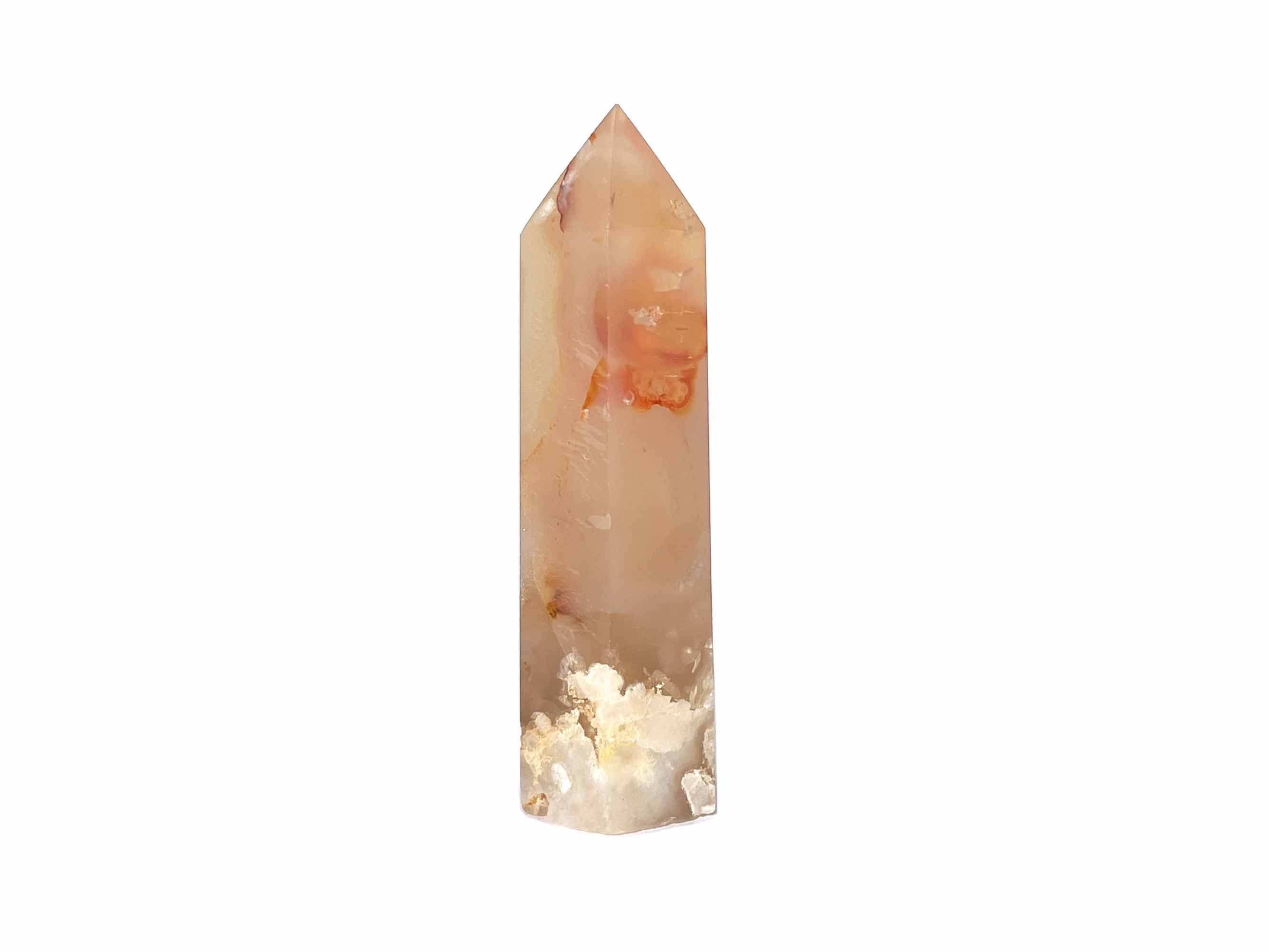Buy Online Latest and Unique Flower Agate Crystal Tower Point | Shop Best Spiritual Items - The Mystical Ritual