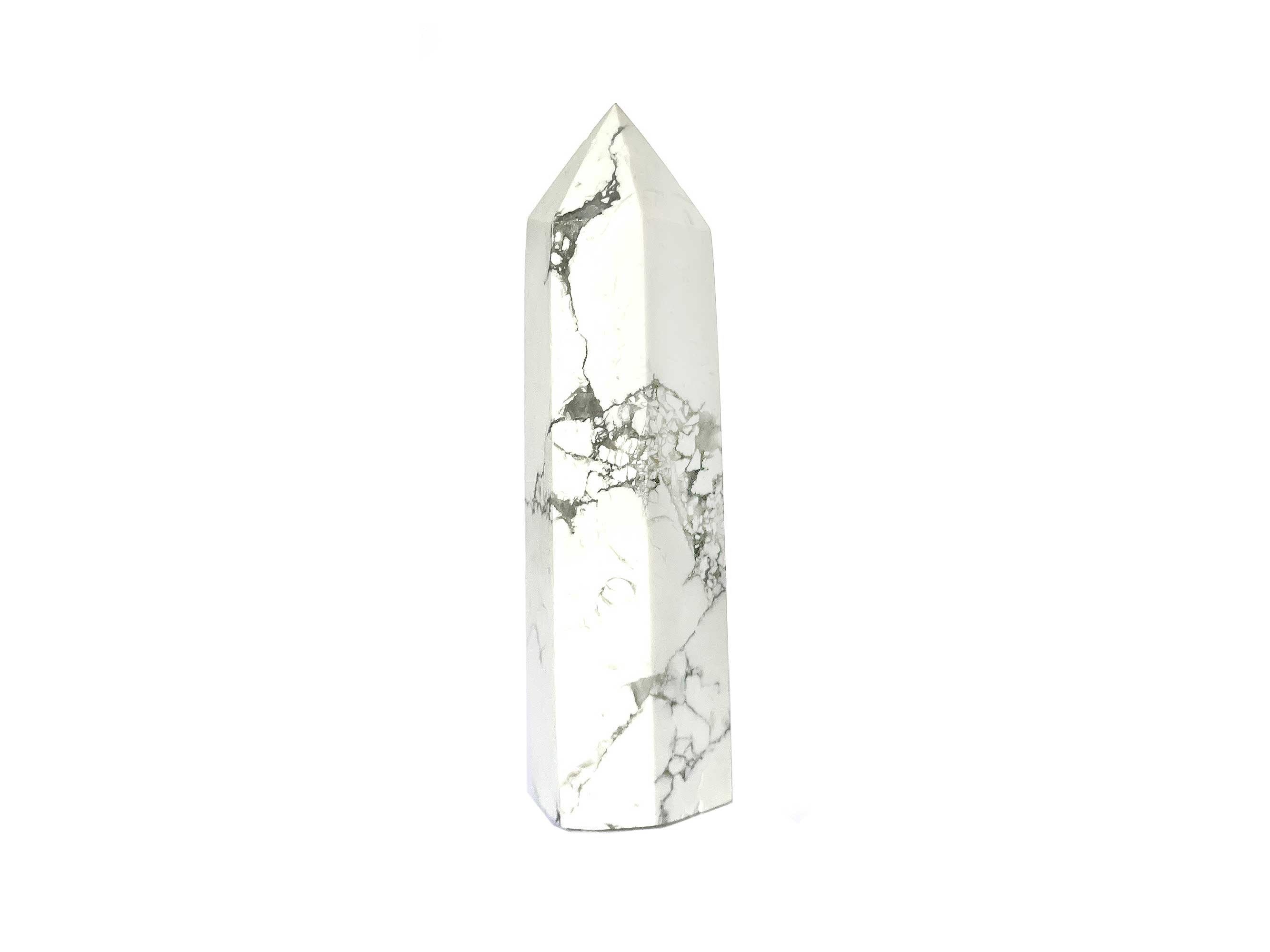 Buy Online Latest and Unique Howlite Crystal Tower Point | Shop Best Spiritual Items - The Mystical Ritual