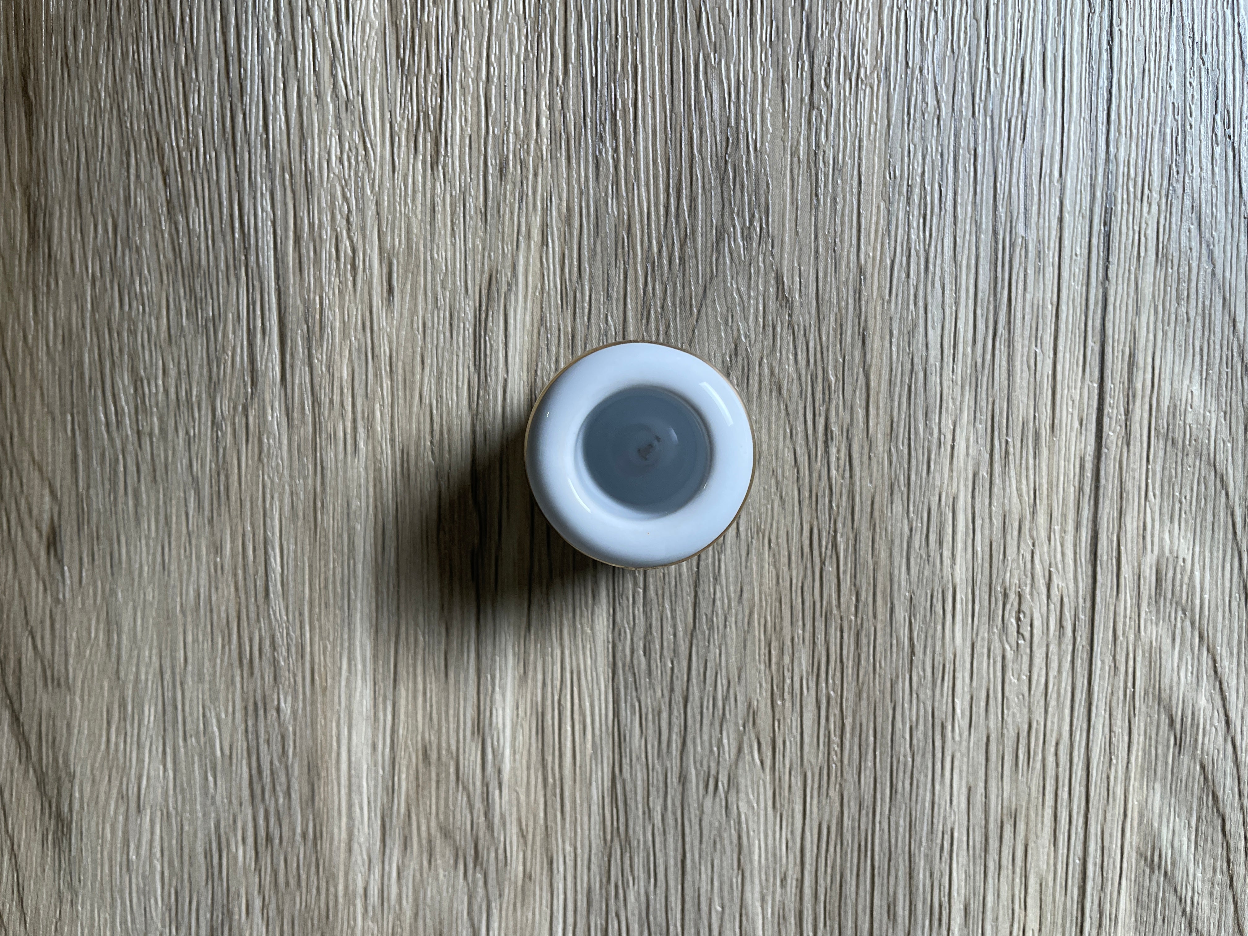 Buy Online Latest and Unique White Chime Candle Holder - Ceramic with Gold Band | Shop Best Spiritual Items - The Mystical Ritual