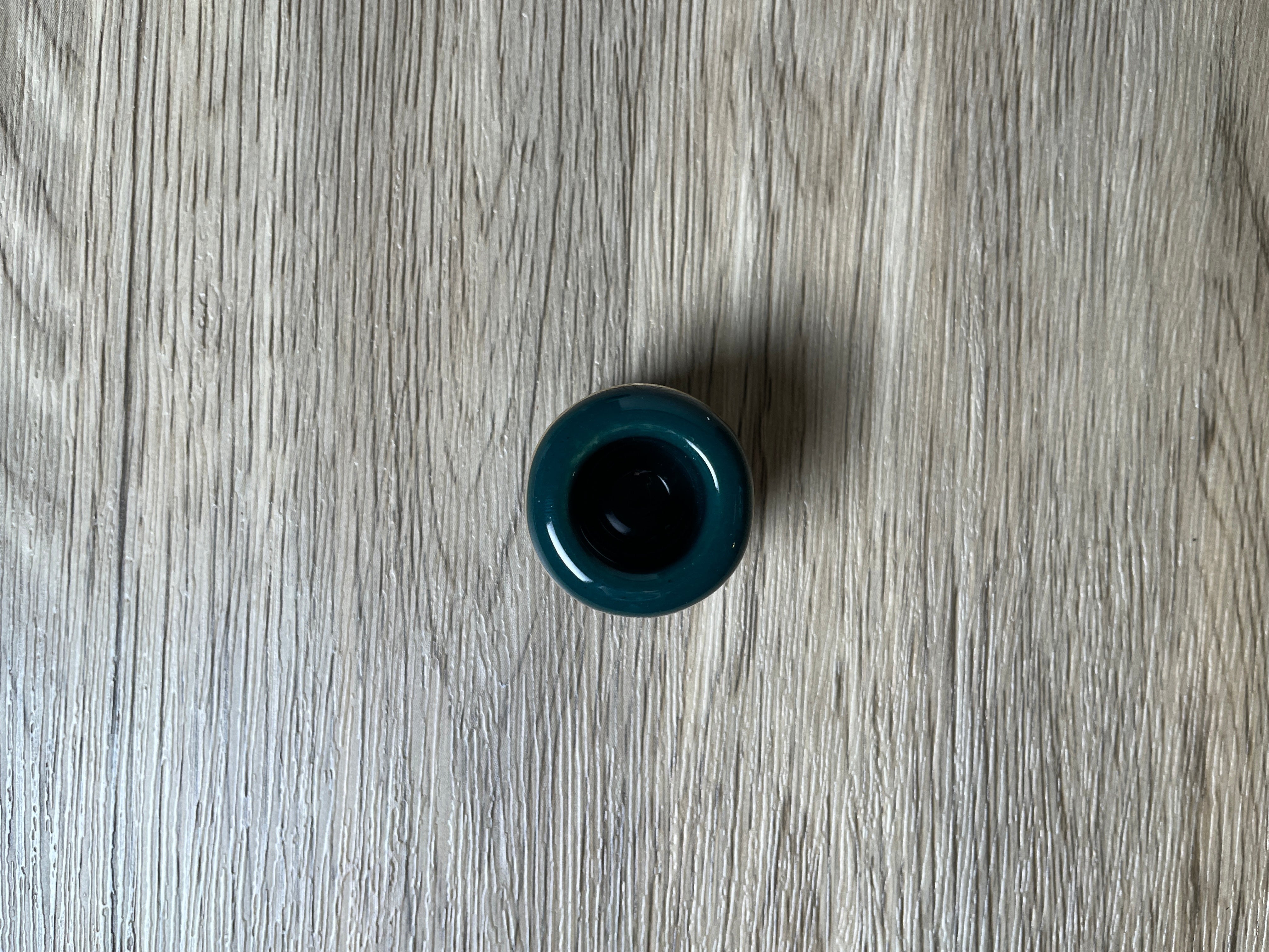 Buy Online Latest and Unique Green Chime Candle Holder - Ceramic with Gold Band | Shop Best Spiritual Items - The Mystical Ritual