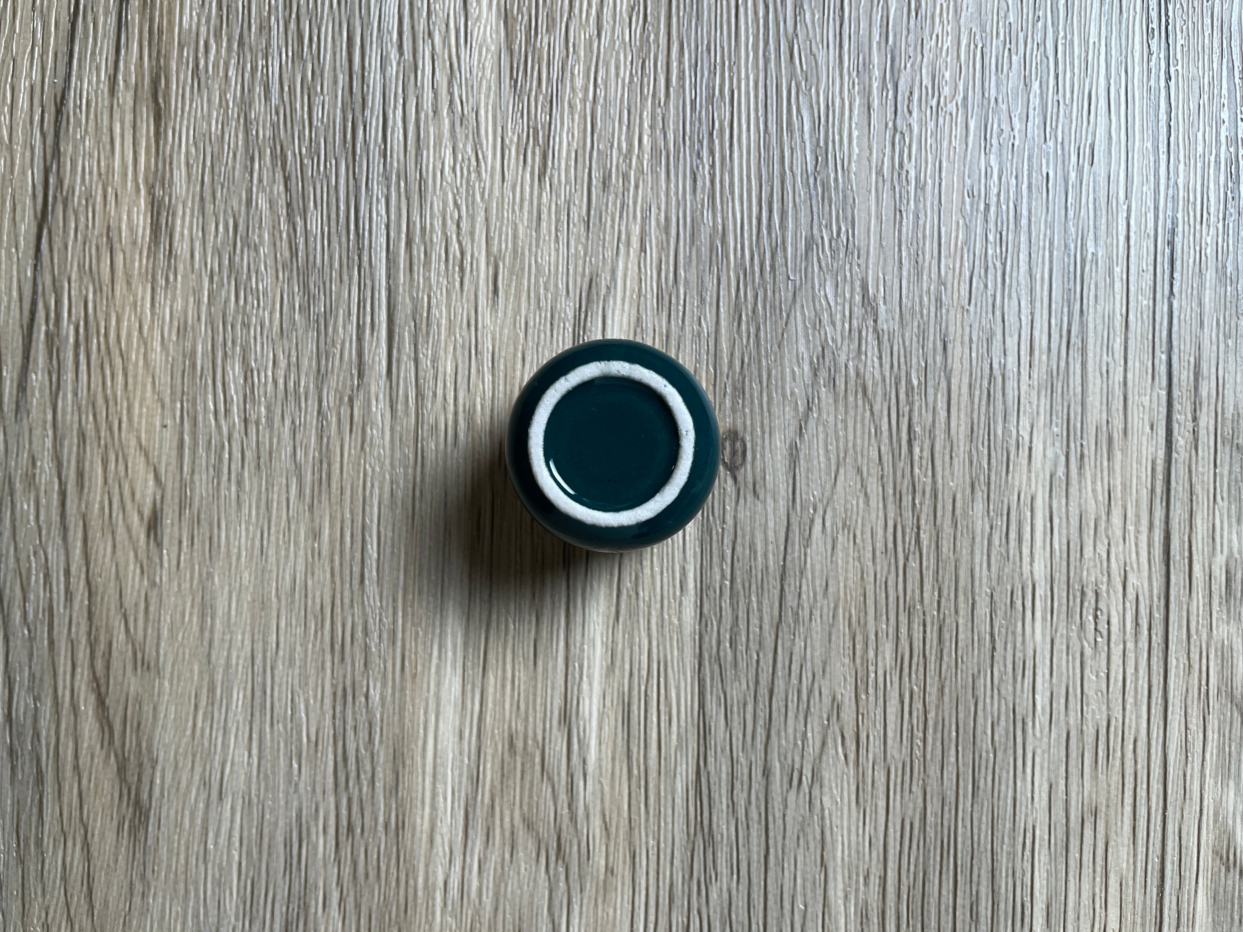 Buy Online Latest and Unique Green Chime Candle Holder - Ceramic with Gold Band | Shop Best Spiritual Items - The Mystical Ritual