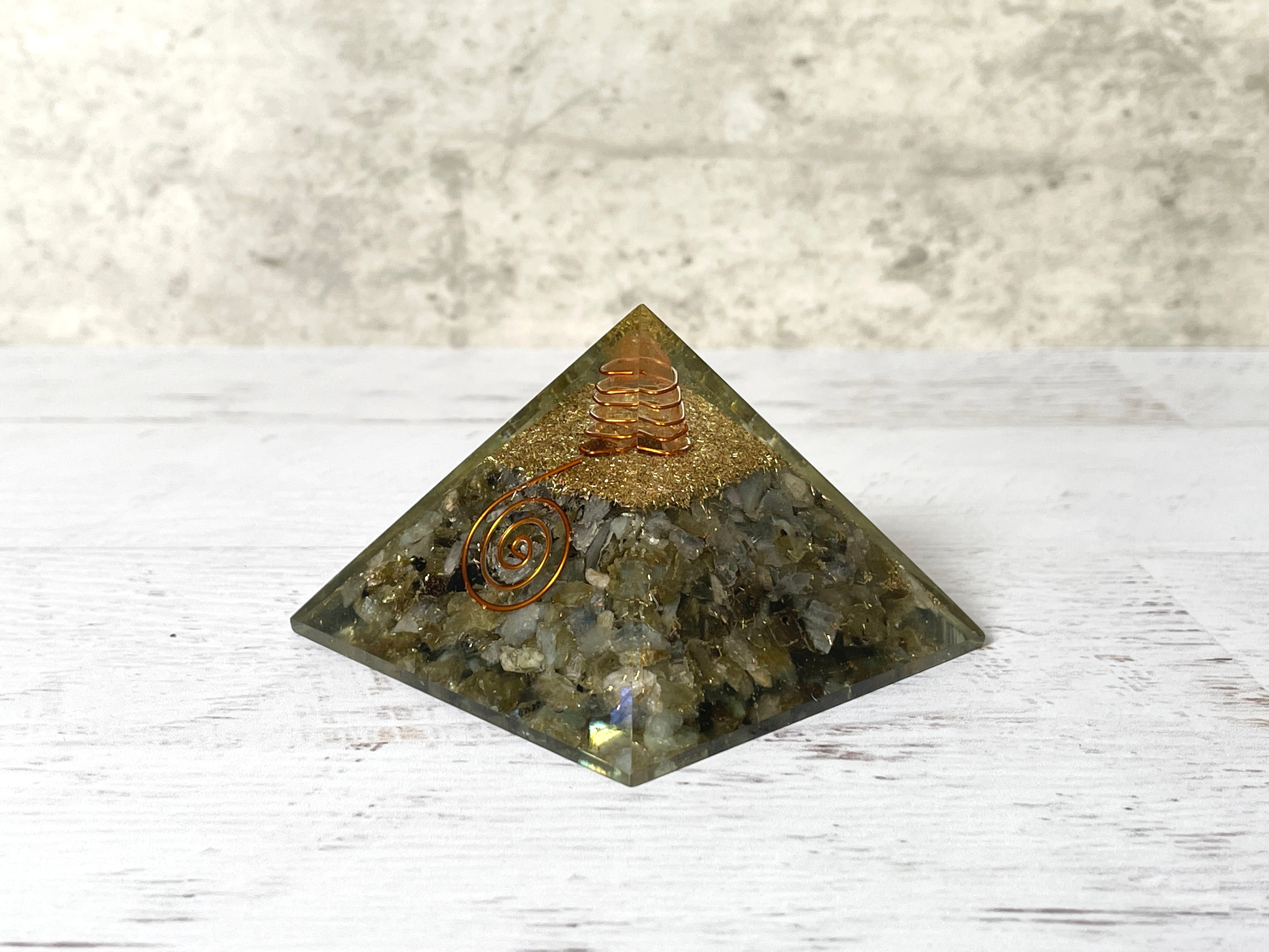 Buy Online Latest and Unique Orgonite Labradorite Pyramid | Shop Best Spiritual Items - The Mystical Ritual