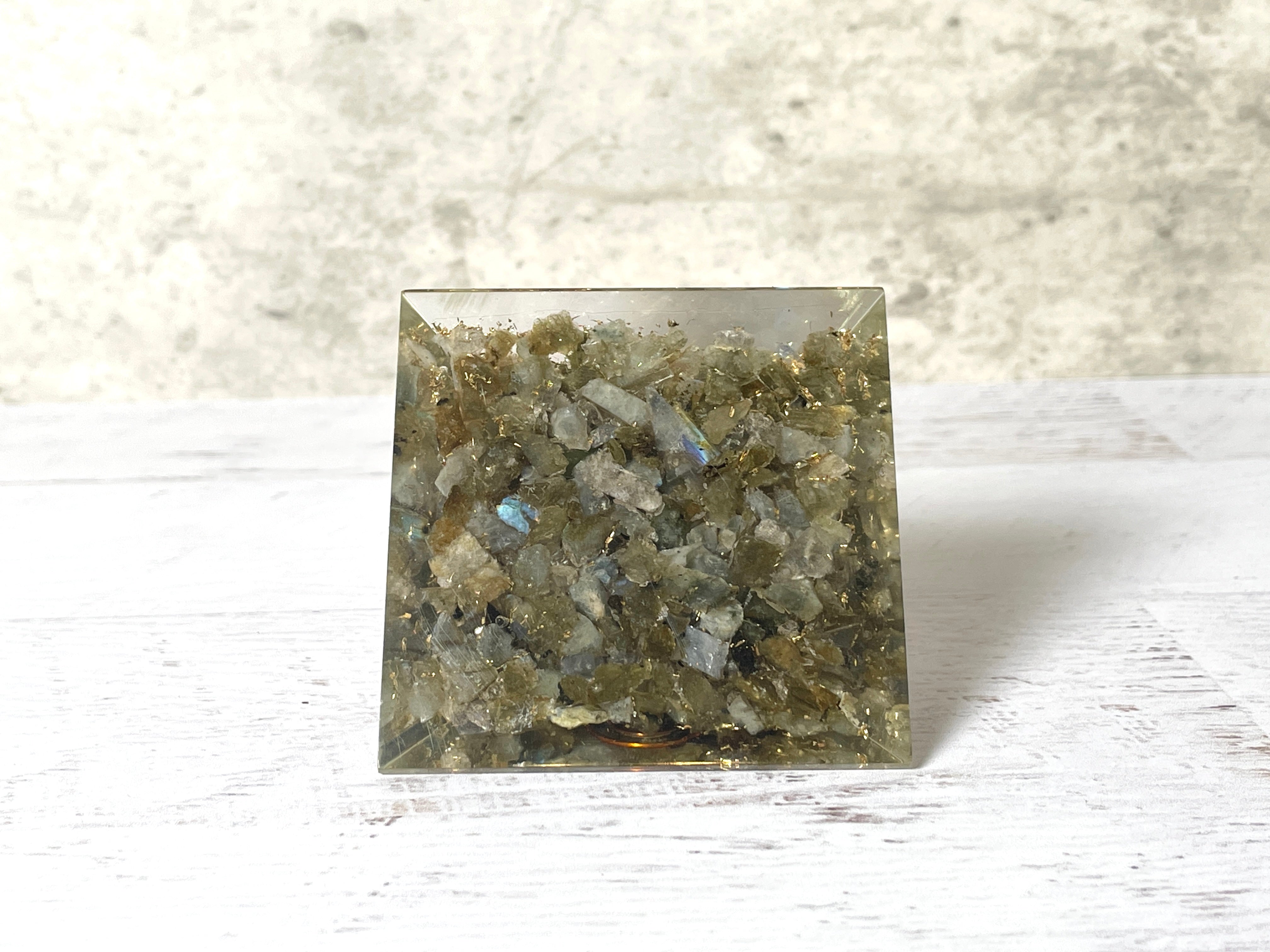 Buy Online Latest and Unique Orgonite Labradorite Pyramid | Shop Best Spiritual Items - The Mystical Ritual