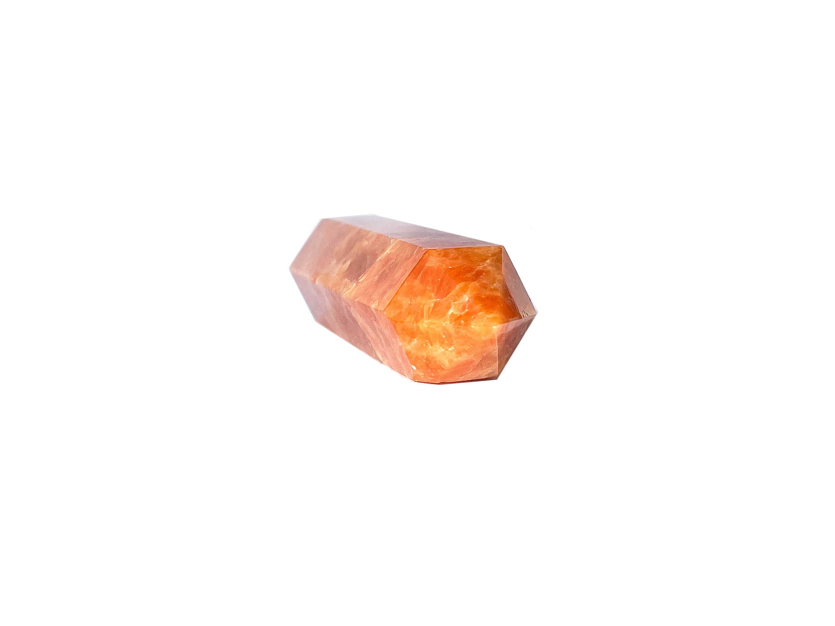 Buy Online Latest and Unique Orange Calcite Crystal Tower Point | Shop Best Spiritual Items - The Mystical Ritual