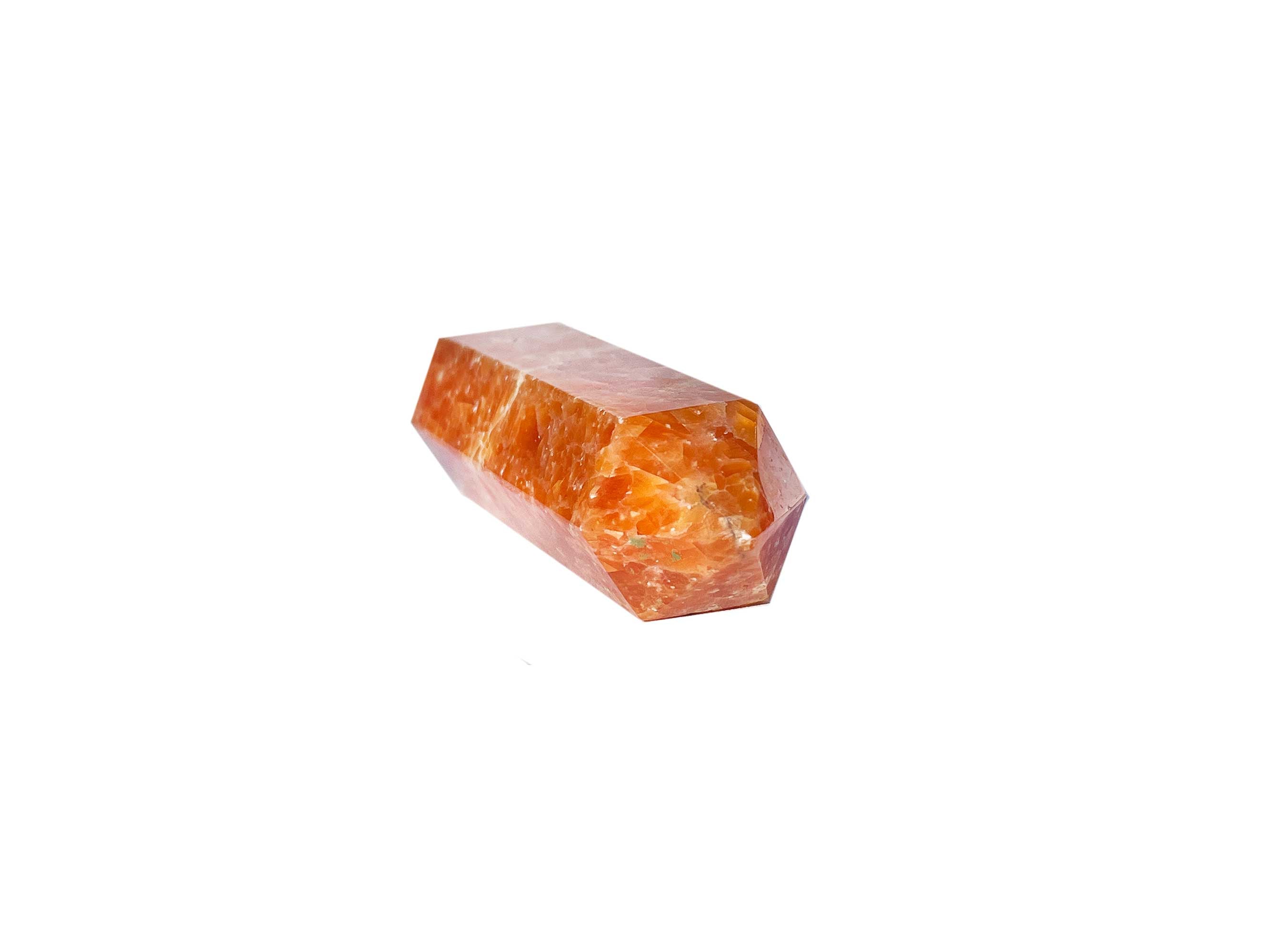 Buy Online Latest and Unique Orange Calcite Crystal Tower Point | Shop Best Spiritual Items - The Mystical Ritual