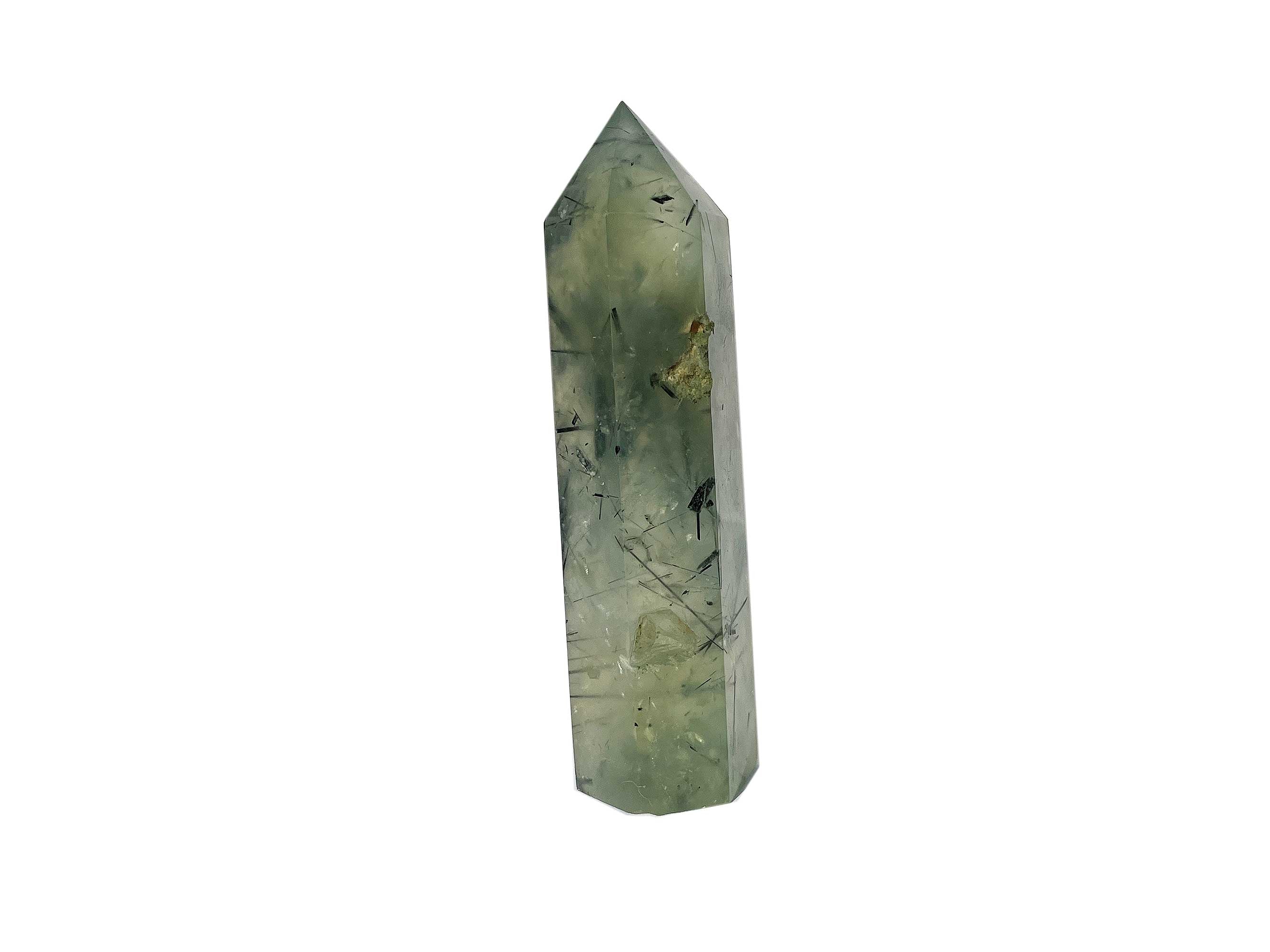 Buy Online Latest and Unique Prehnite Crystal Tower Point | Shop Best Spiritual Items - The Mystical Ritual