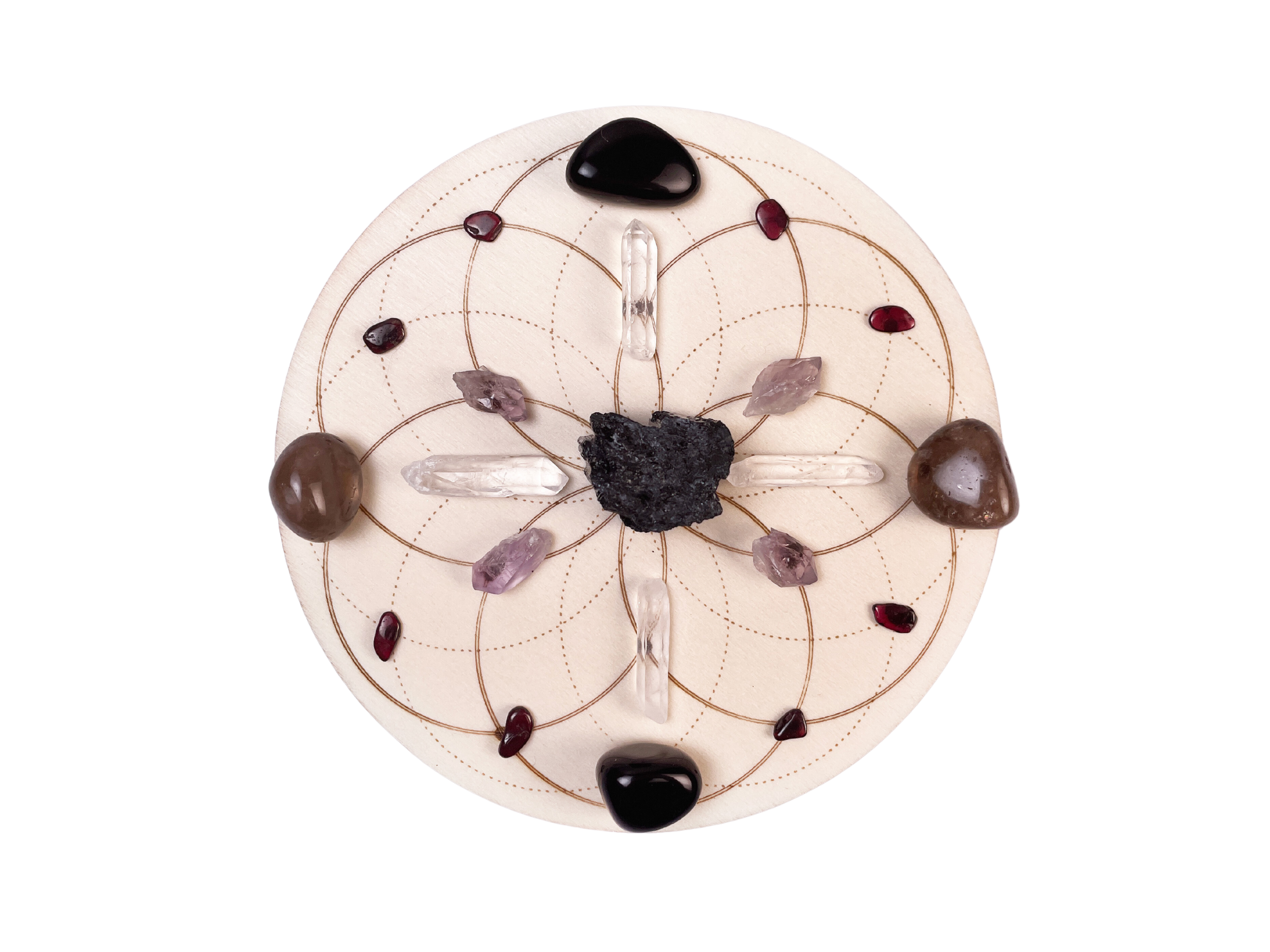 Abundancia y Prosperidad dinero Crystal Grid