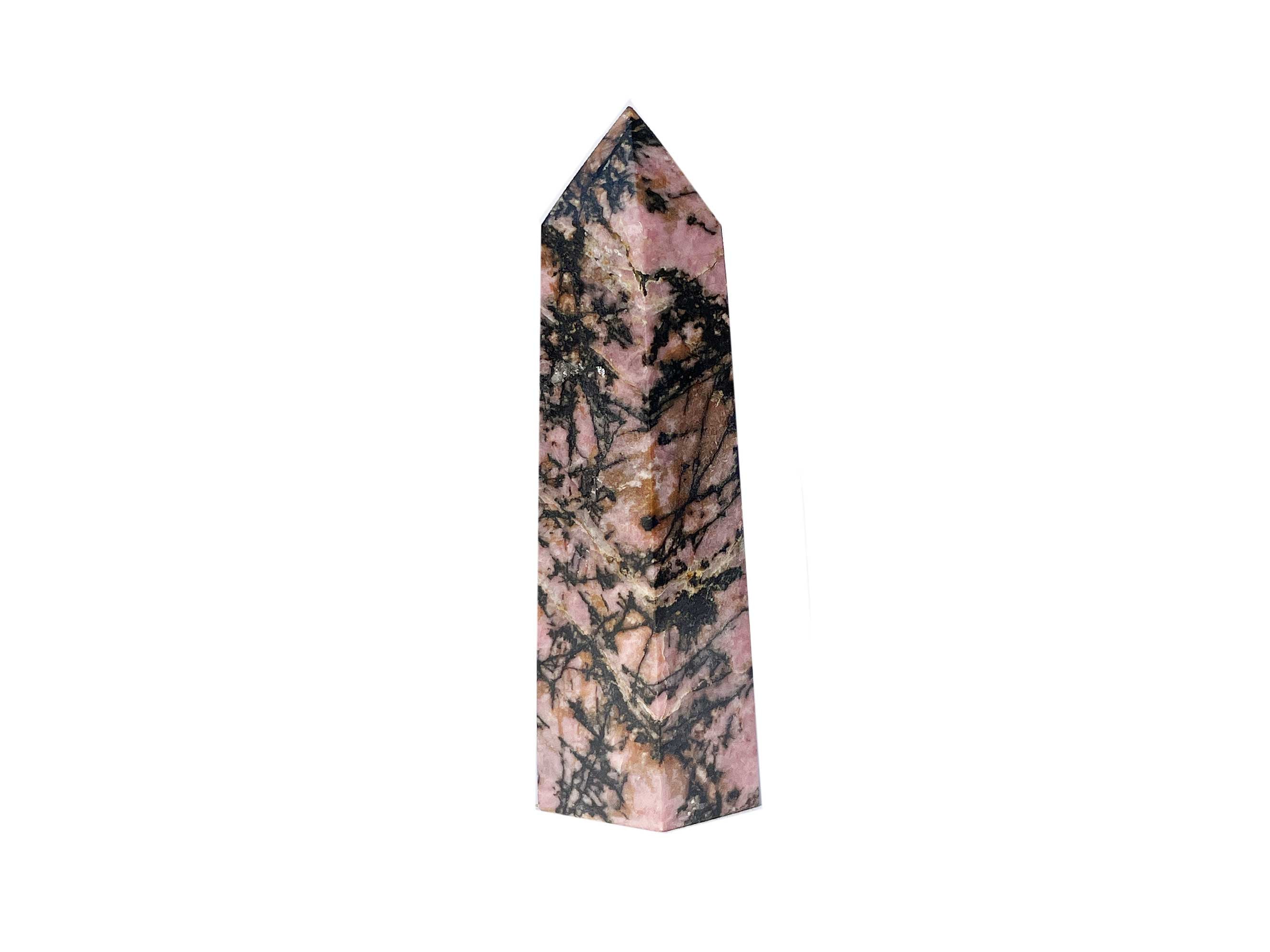 Buy Online Latest and Unique Rhodonite Crystal Tower Point | Shop Best Spiritual Items - The Mystical Ritual