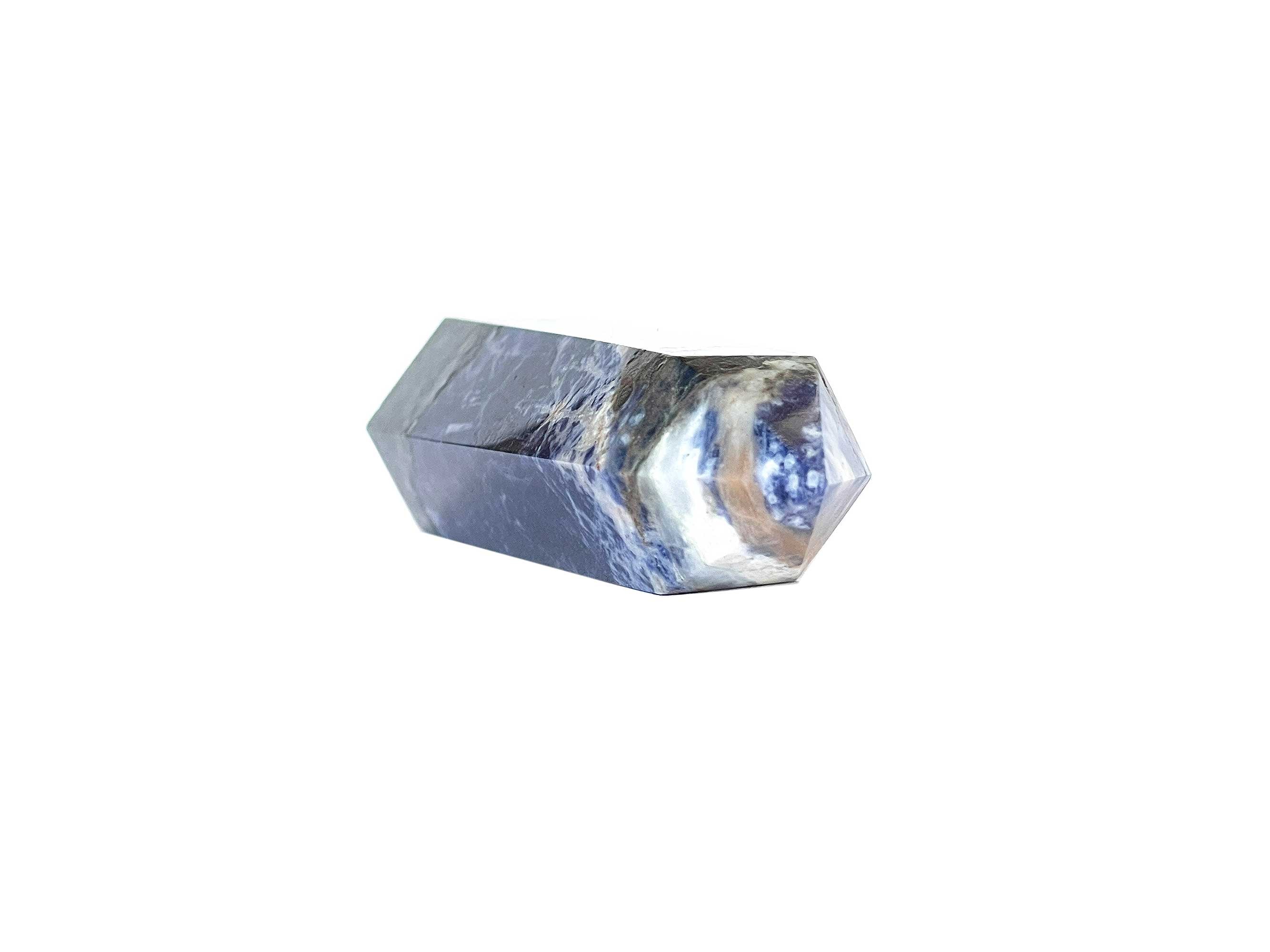 Buy Online Latest and Unique SOLD - Sodalite Crystal Tower Point | Shop Best Spiritual Items - The Mystical Ritual