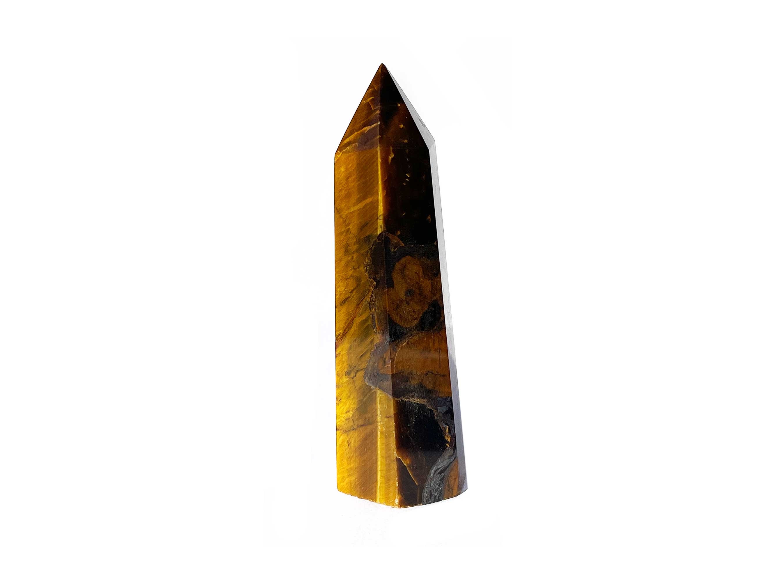 Buy Online Latest and Unique Tiger Eye Crystal Tower Point | Shop Best Spiritual Items - The Mystical Ritual