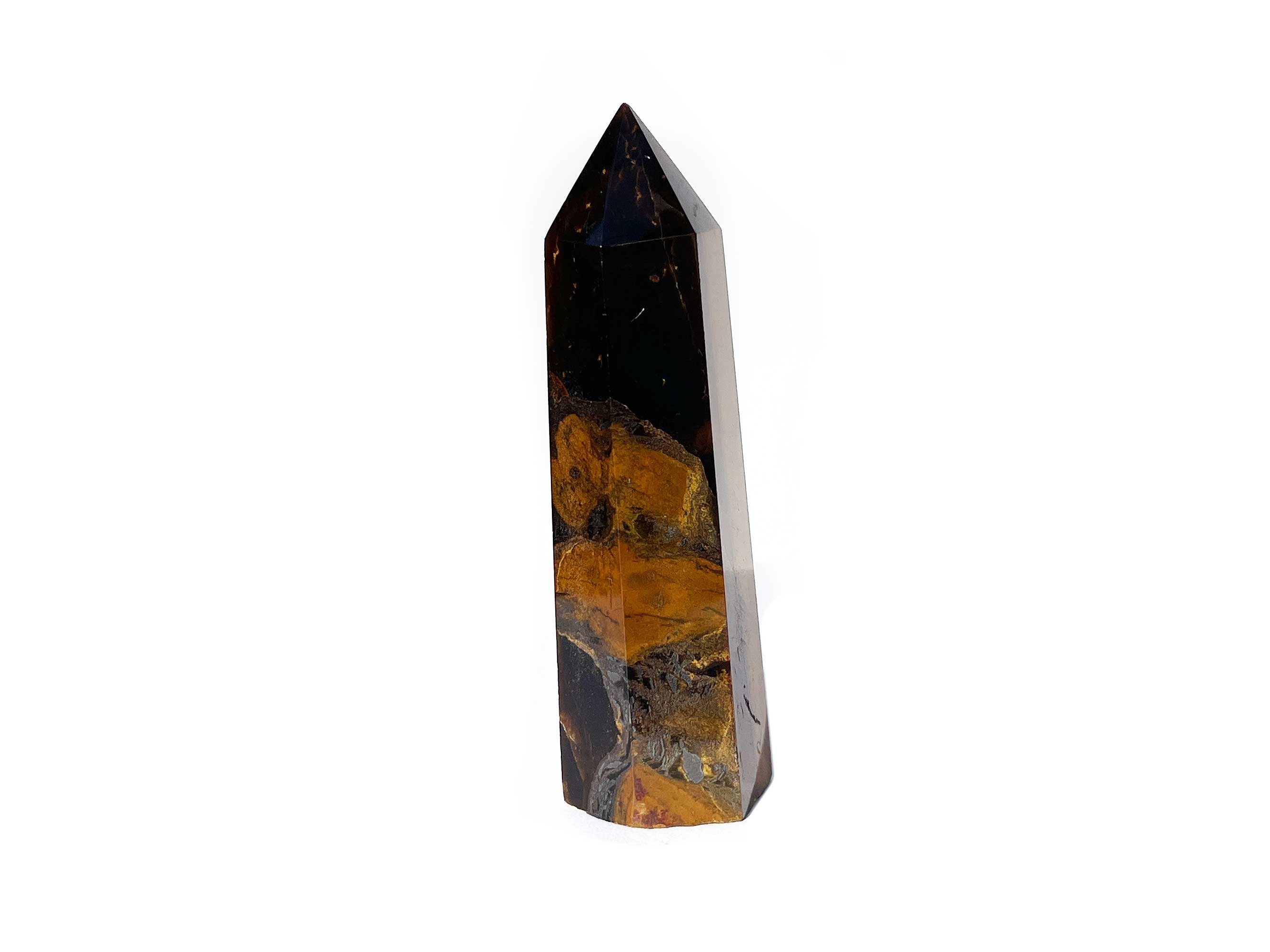 Buy Online Latest and Unique Tiger Eye Crystal Tower Point | Shop Best Spiritual Items - The Mystical Ritual