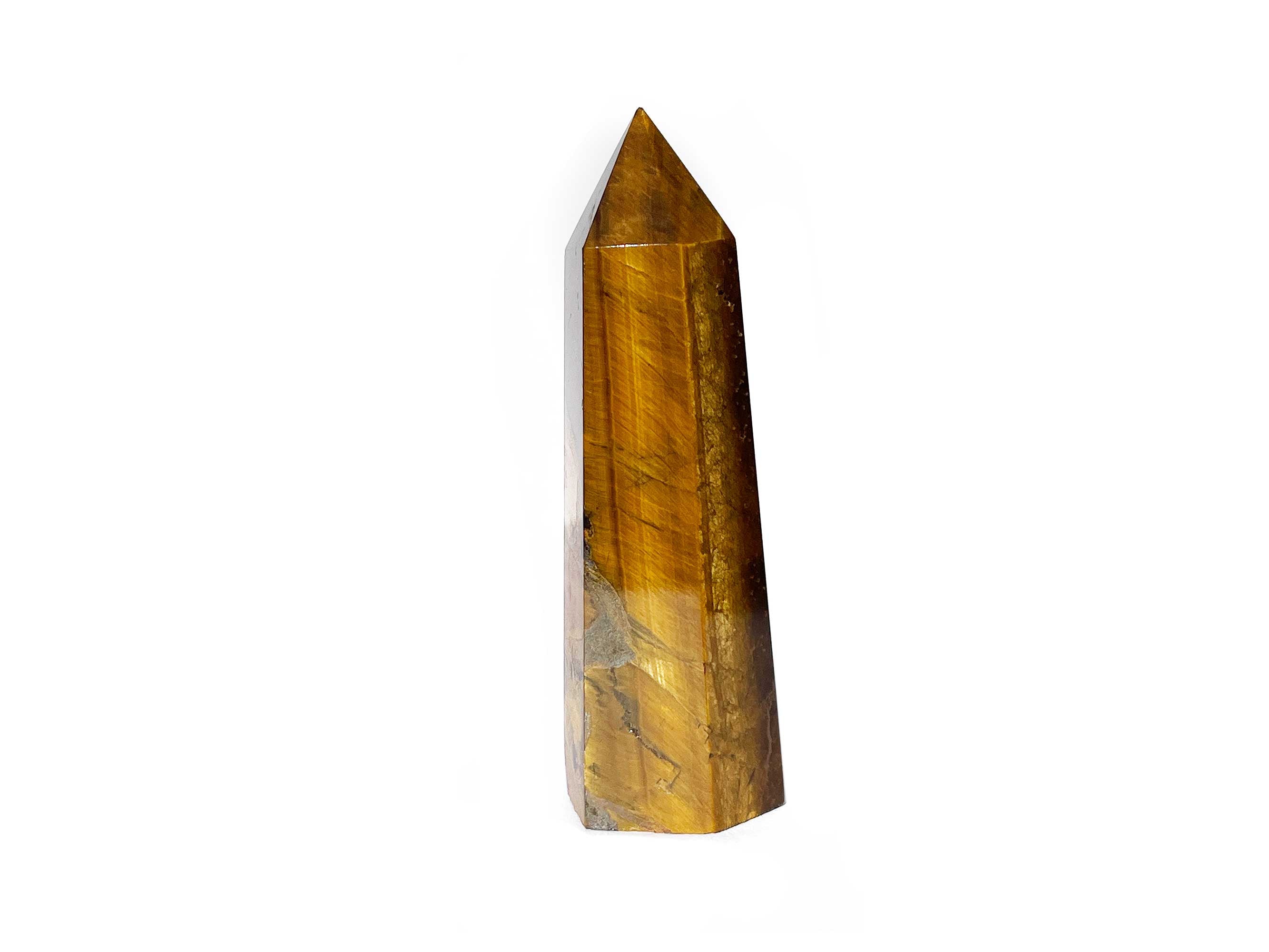 Buy Online Latest and Unique Tiger Eye Crystal Tower Point | Shop Best Spiritual Items - The Mystical Ritual