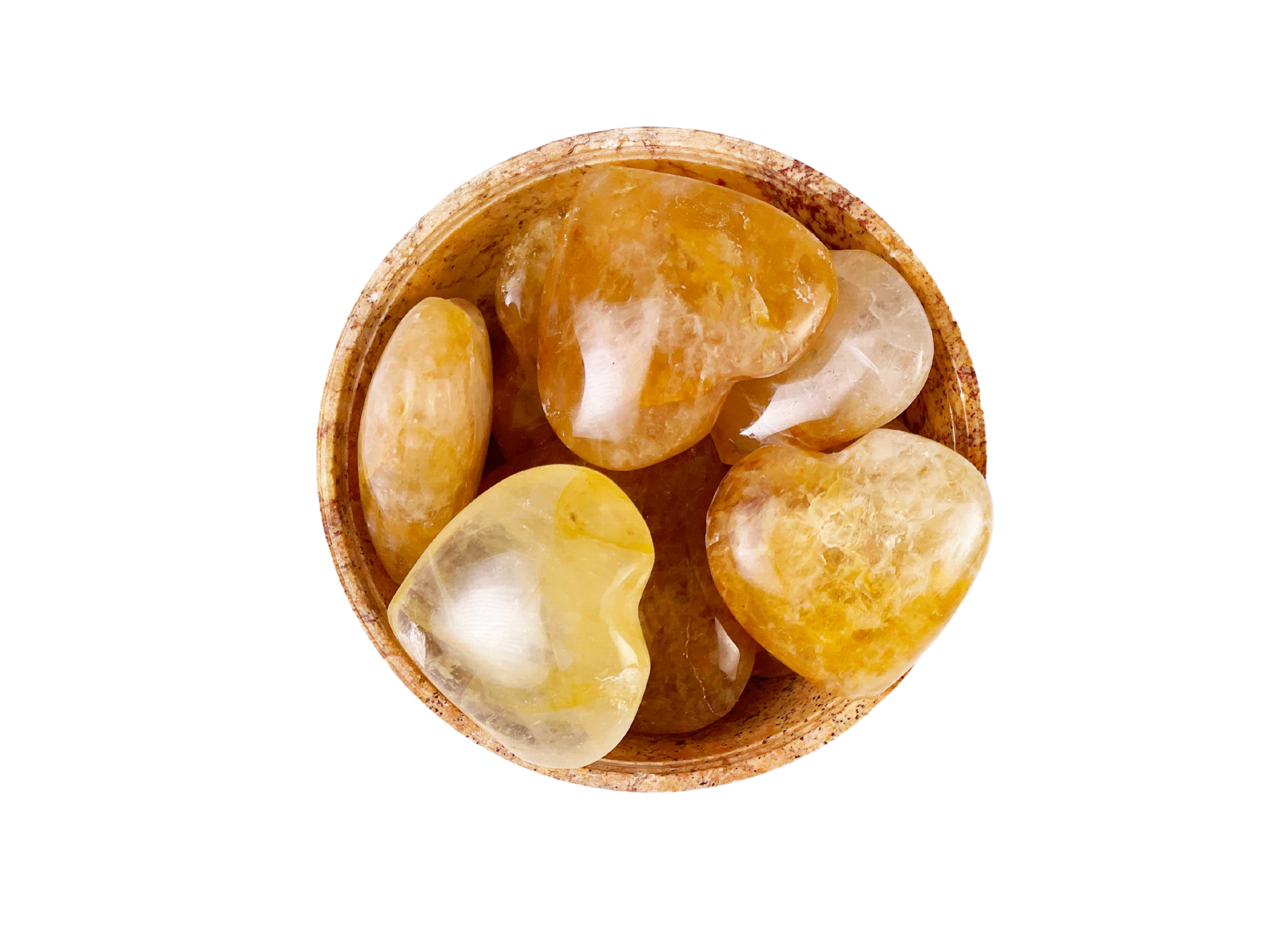 Buy Online Latest and Unique Tumbled Golden Healer Quartz Heart - Divine Messenger, Healing, Enlightenment, Divine Unity | Shop Best Spiritual Items - The Mystical Ritual
