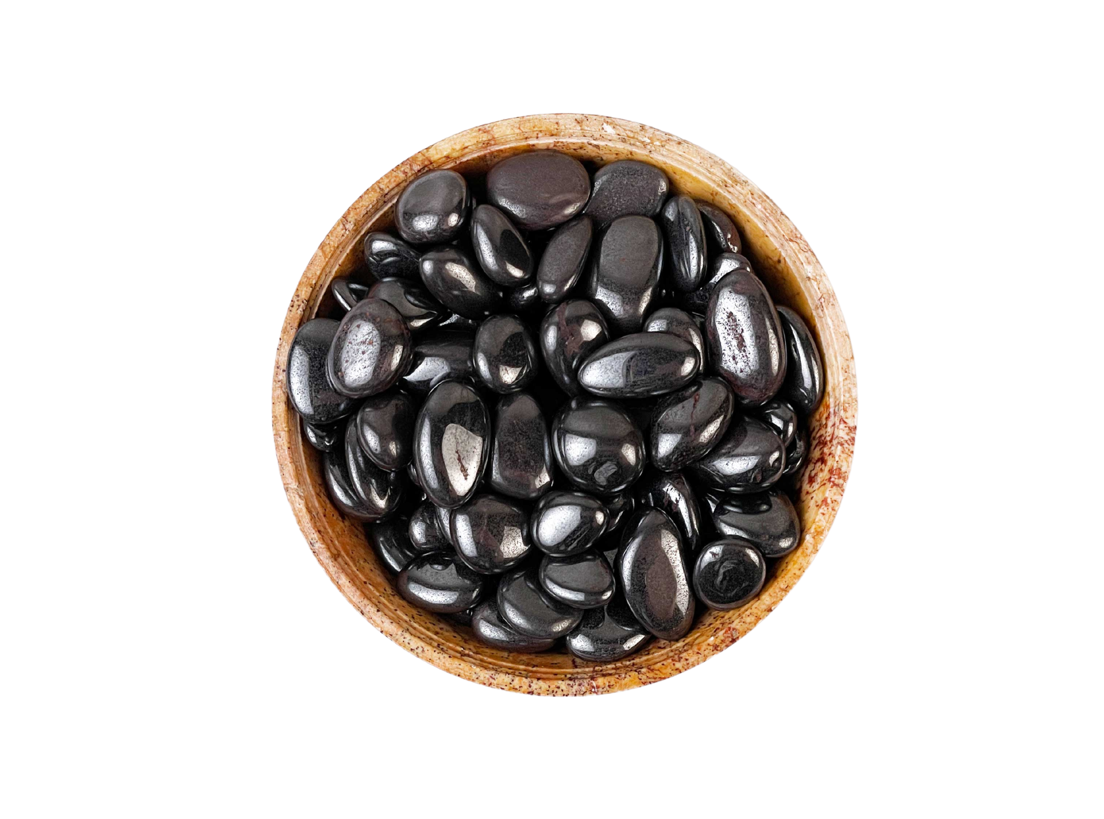 Buy Online Latest and Unique Tumbled Hematite - Grounding, Manifestation, Courage, Yin Yang Balance | Shop Best Spiritual Items - The Mystical Ritual