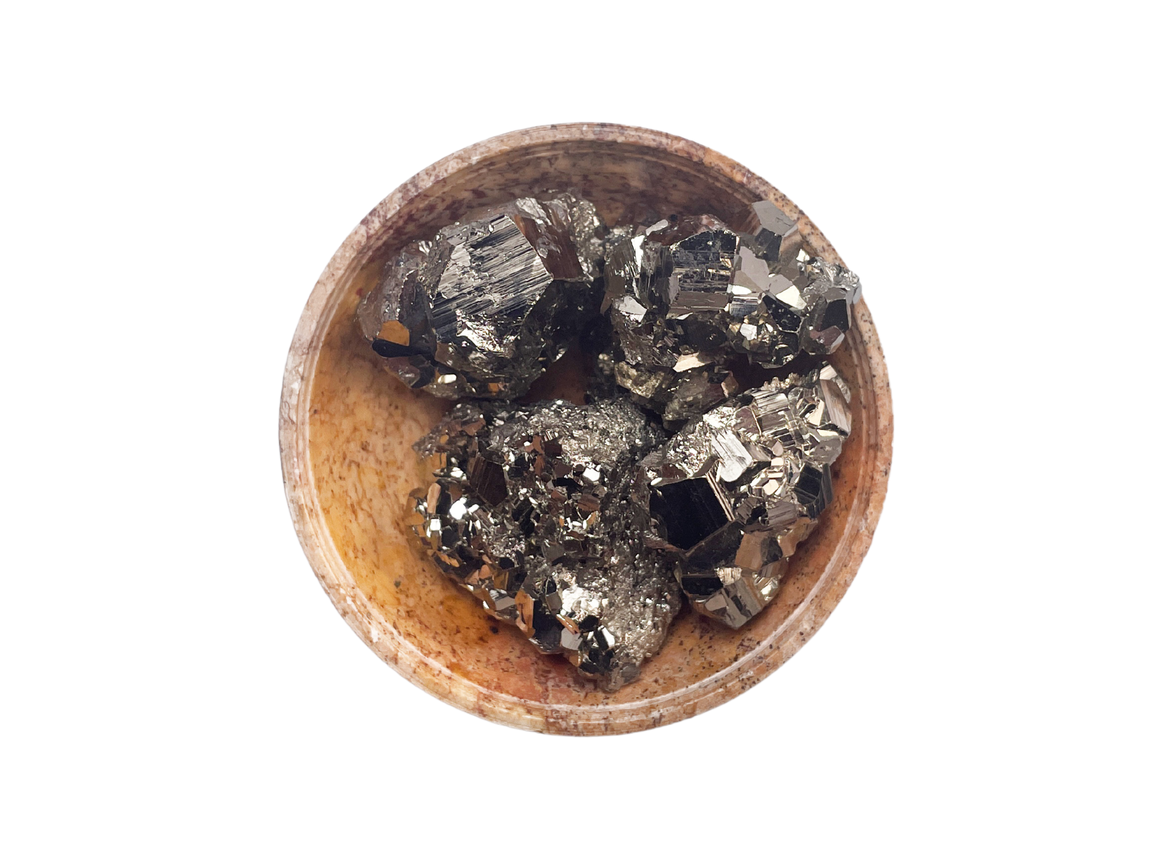Buy Online Latest and Unique AAA Pyrite Crystal Clusters - Wealth, Luck, Abundance, "Fool's Gold" | Shop Best Spiritual Items - The Mystical Ritual