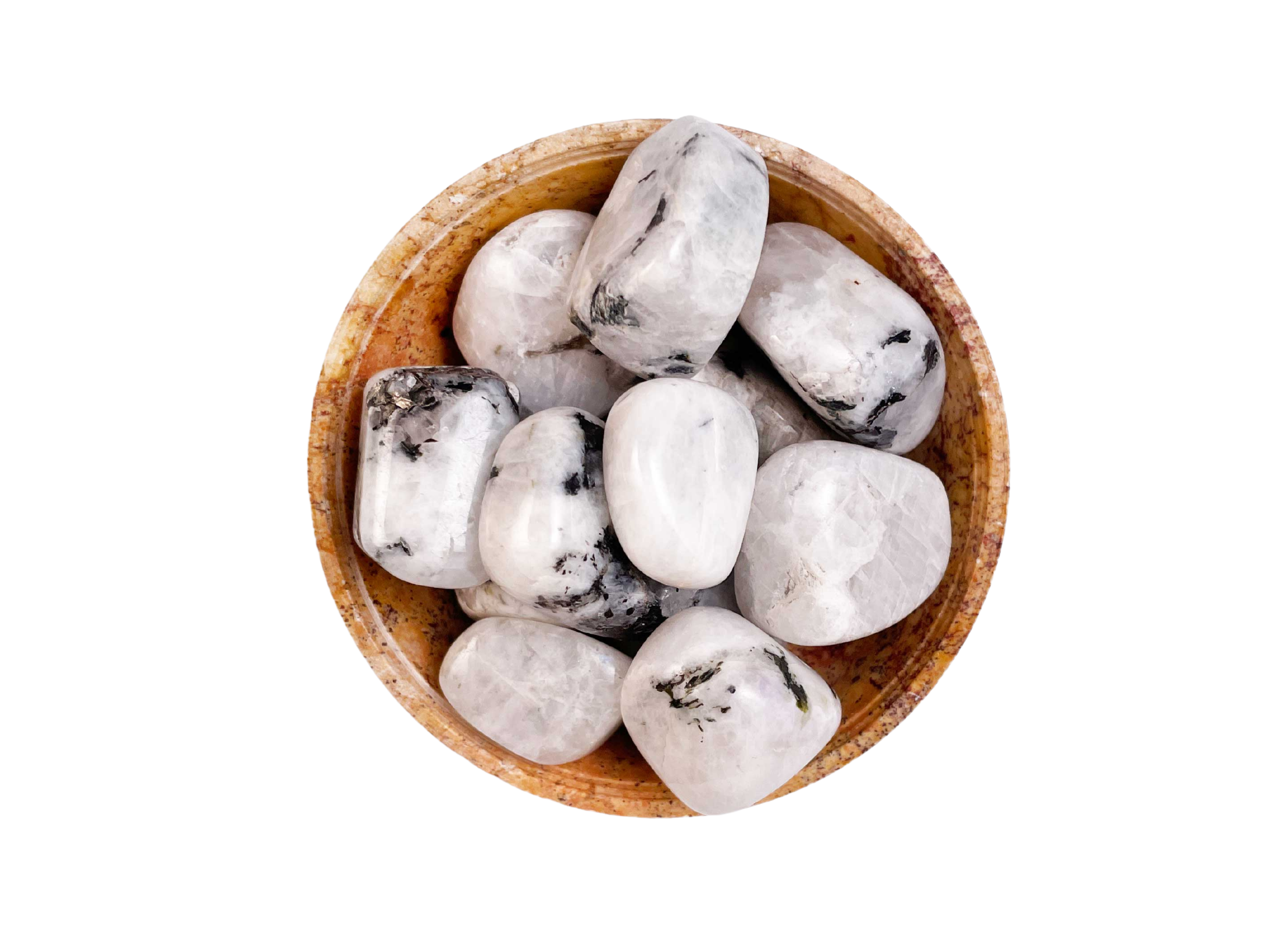 Buy Online Latest and Unique Tumbled Rainbow Moonstone - Goddess Stone, Align Chakras, Psychic Protection | Shop Best Spiritual Items - The Mystical Ritual