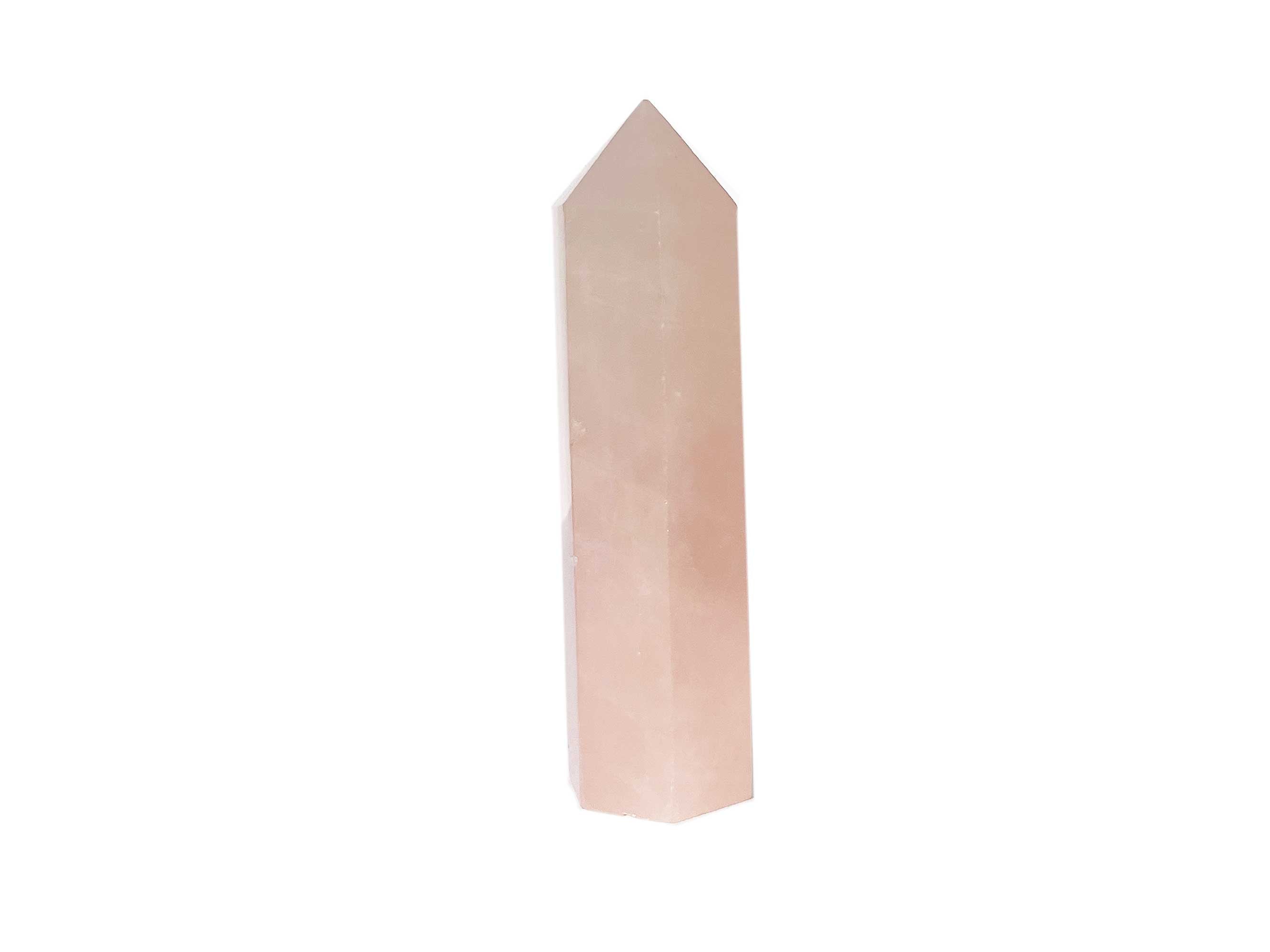 Buy Online Latest and Unique Rose Quartz Crystal Tower Point | Shop Best Spiritual Items - The Mystical Ritual