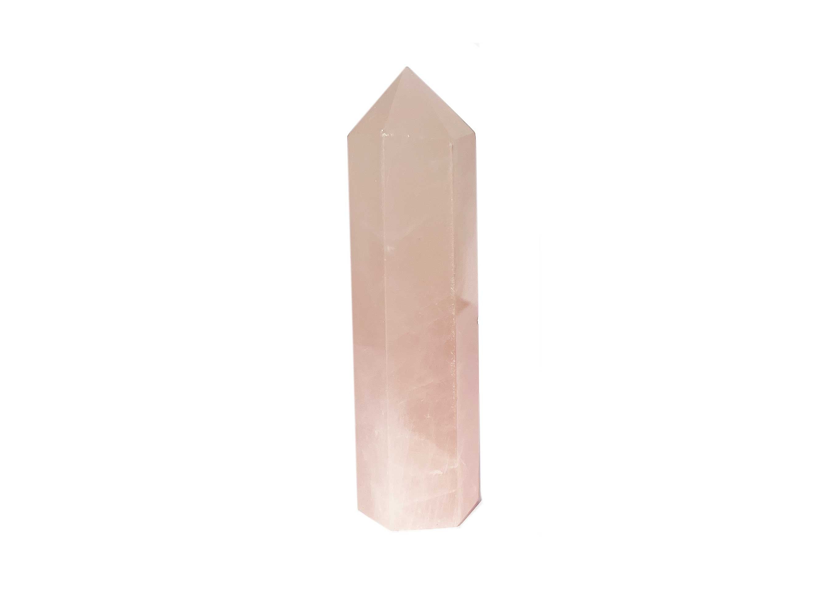 Buy Online Latest and Unique Rose Quartz Crystal Tower Point | Shop Best Spiritual Items - The Mystical Ritual