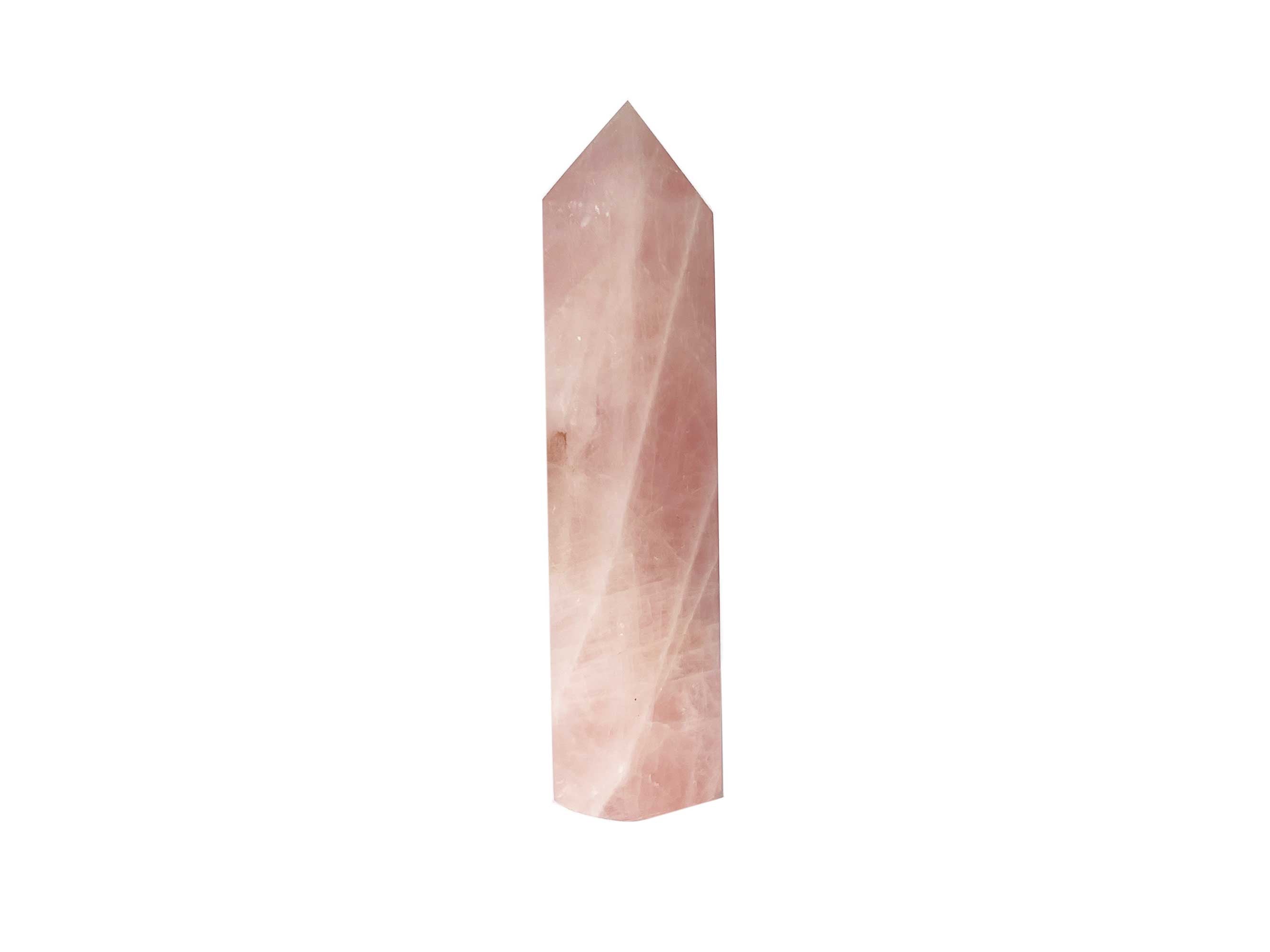Buy Online Latest and Unique Rose Quartz Crystal Tower Point | Shop Best Spiritual Items - The Mystical Ritual
