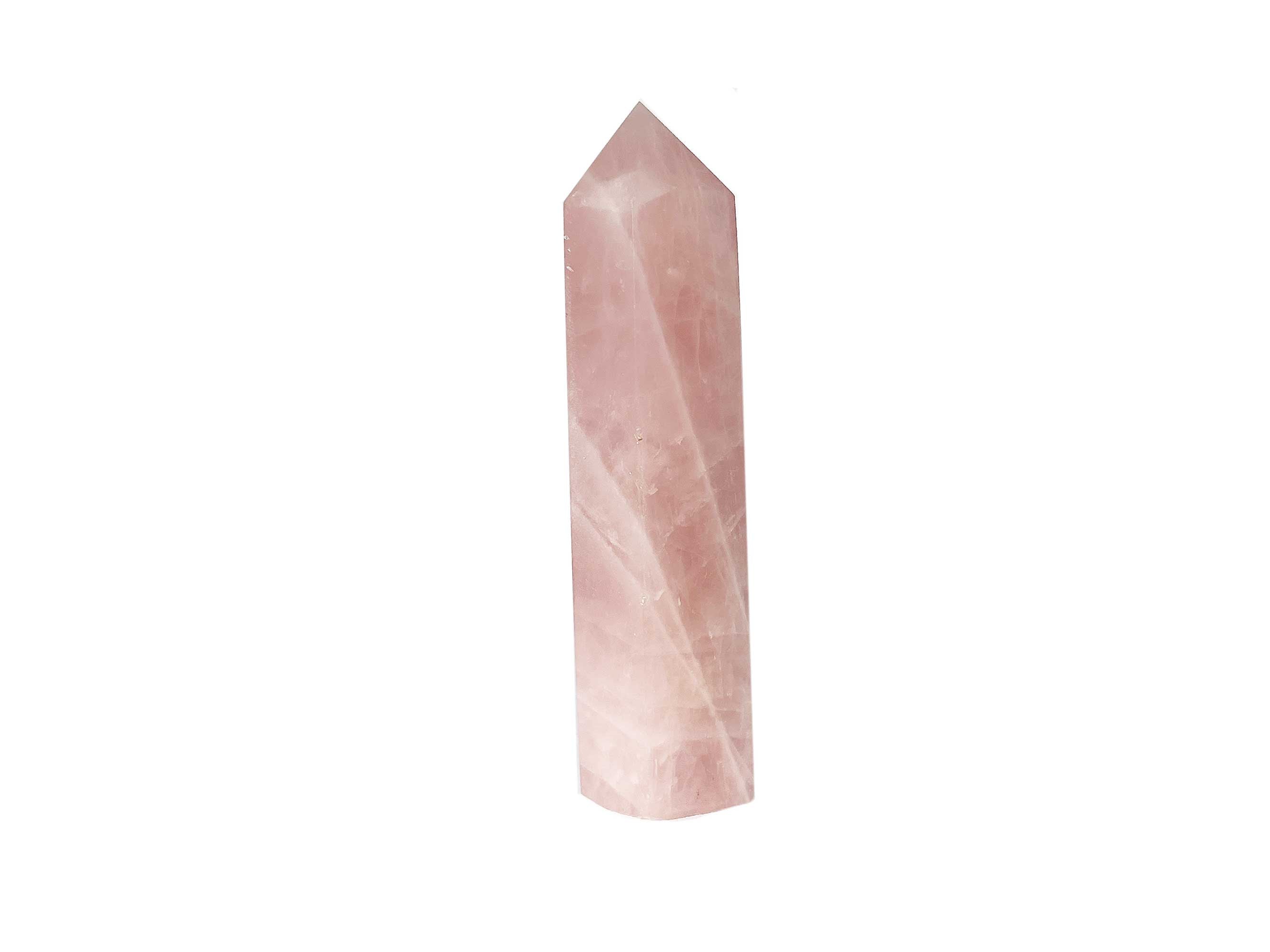 Buy Online Latest and Unique Rose Quartz Crystal Tower Point | Shop Best Spiritual Items - The Mystical Ritual