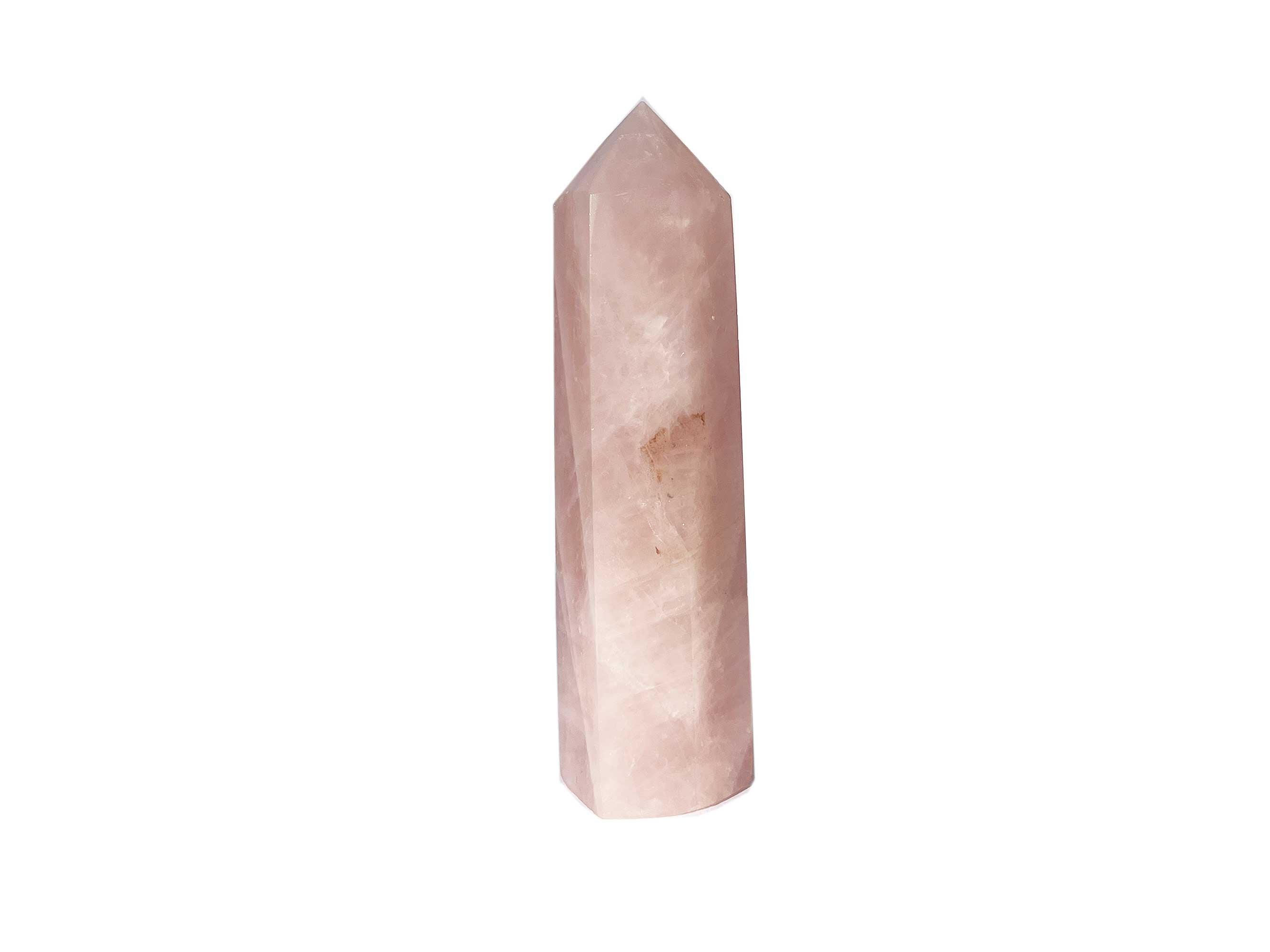 Buy Online Latest and Unique Rose Quartz Crystal Tower Point | Shop Best Spiritual Items - The Mystical Ritual