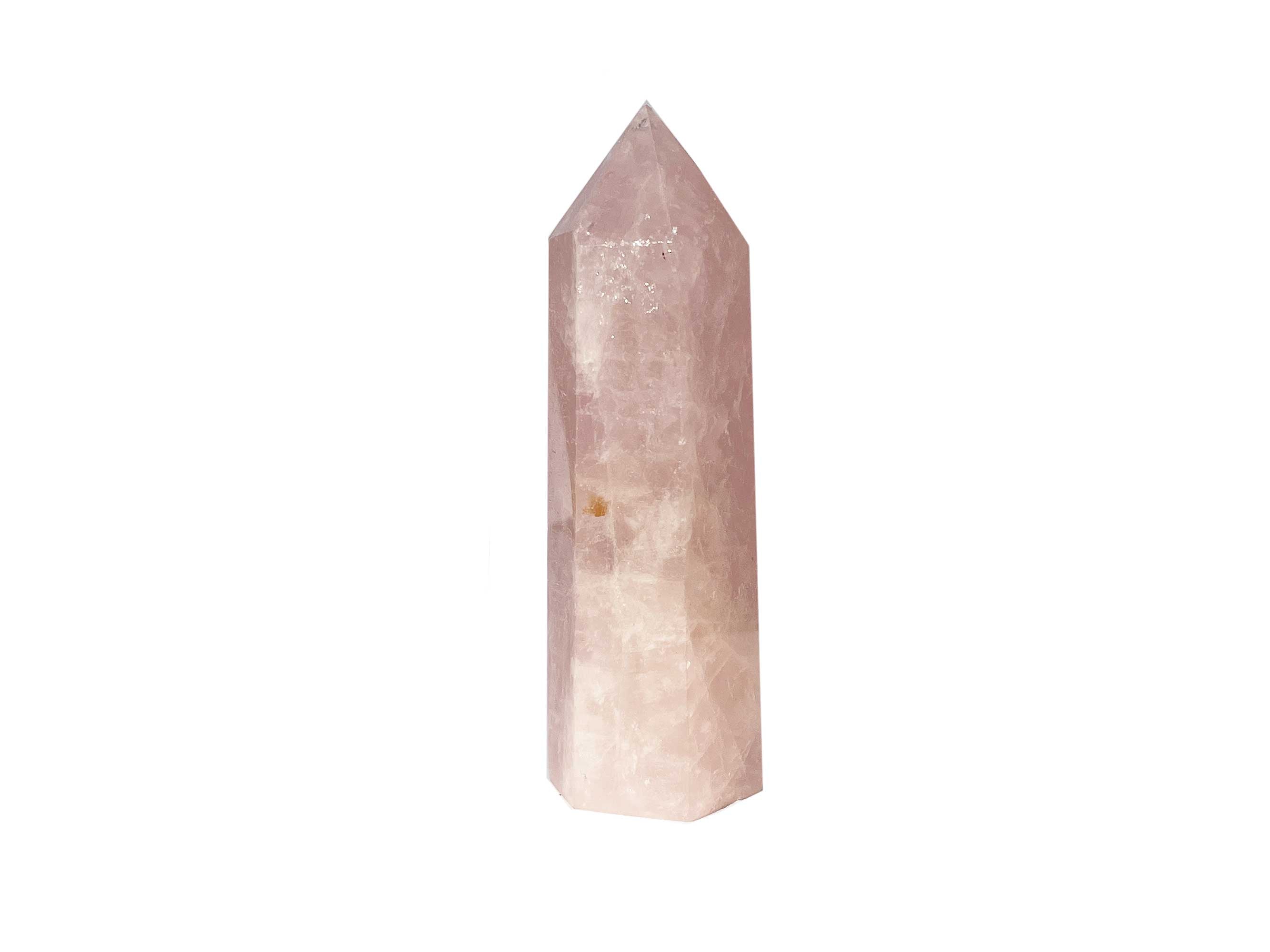 Buy Online Latest and Unique Rose Quartz Crystal Tower Point | Shop Best Spiritual Items - The Mystical Ritual