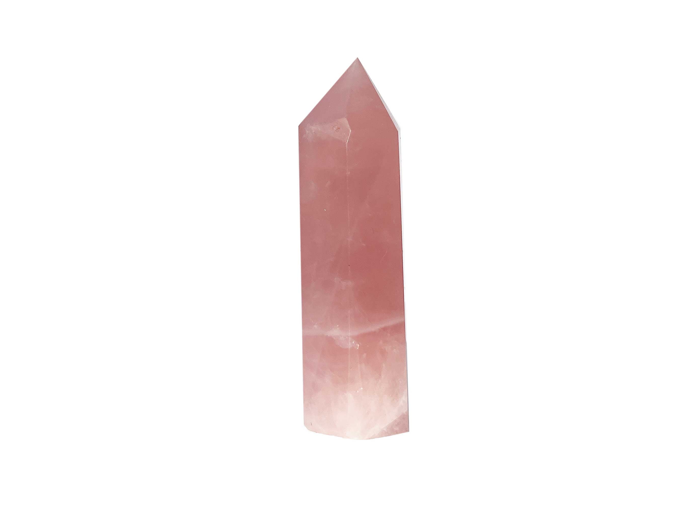 Buy Online Latest and Unique Rose Quartz Crystal Tower Point | Shop Best Spiritual Items - The Mystical Ritual