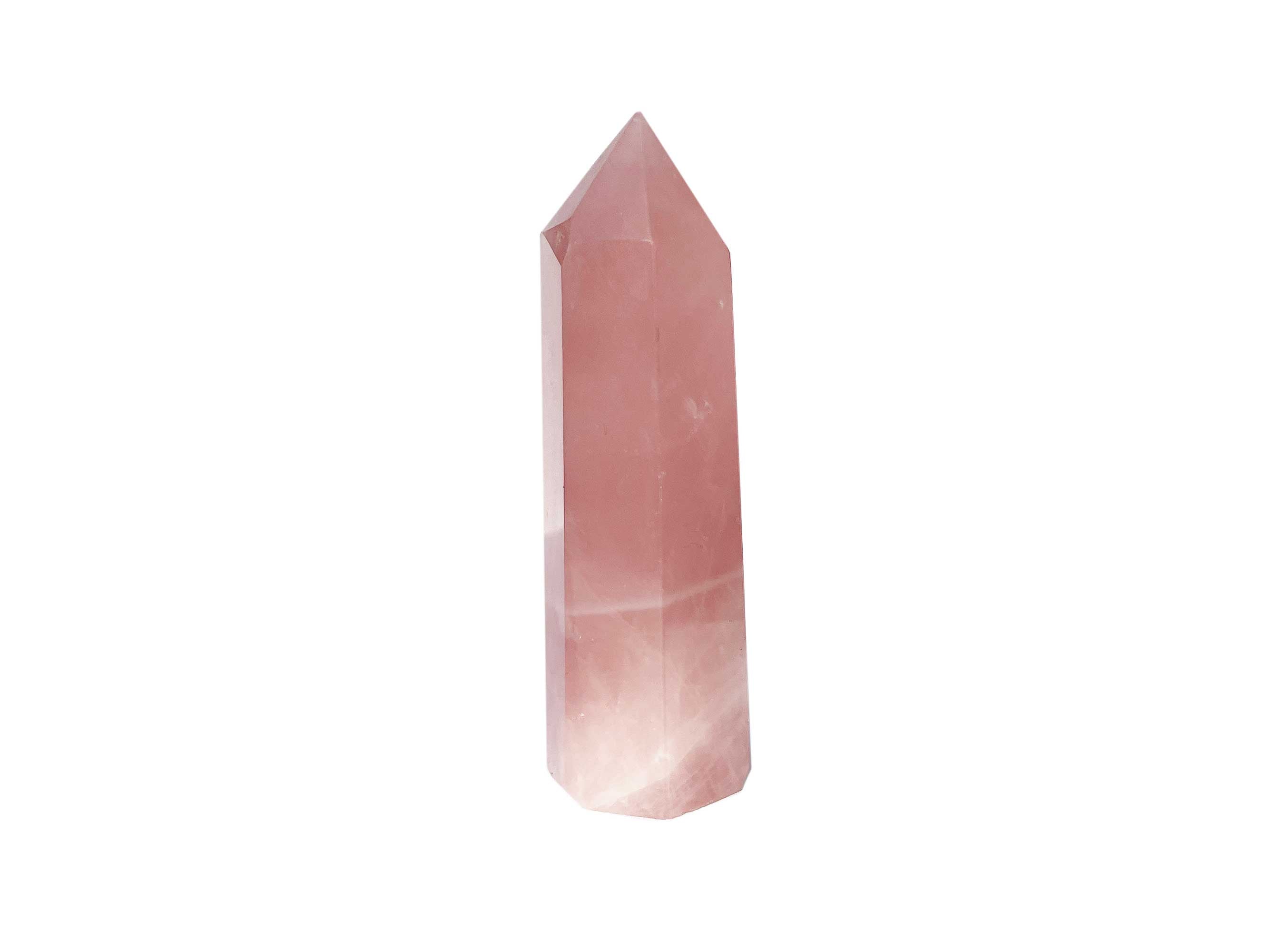 Buy Online Latest and Unique Rose Quartz Crystal Tower Point | Shop Best Spiritual Items - The Mystical Ritual