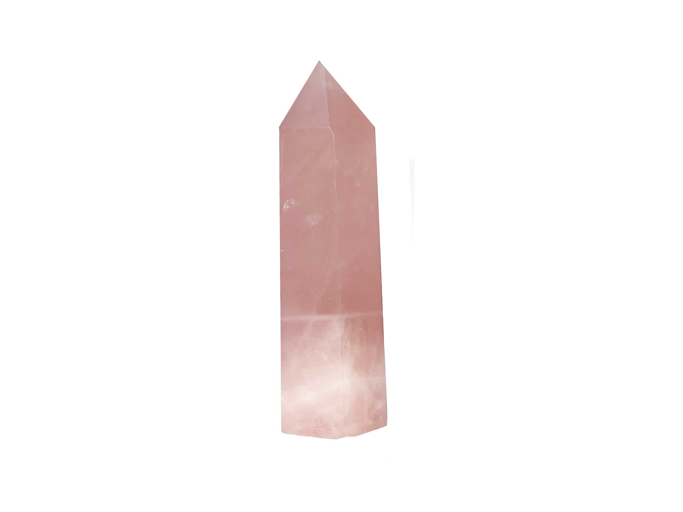 Buy Online Latest and Unique Rose Quartz Crystal Tower Point | Shop Best Spiritual Items - The Mystical Ritual