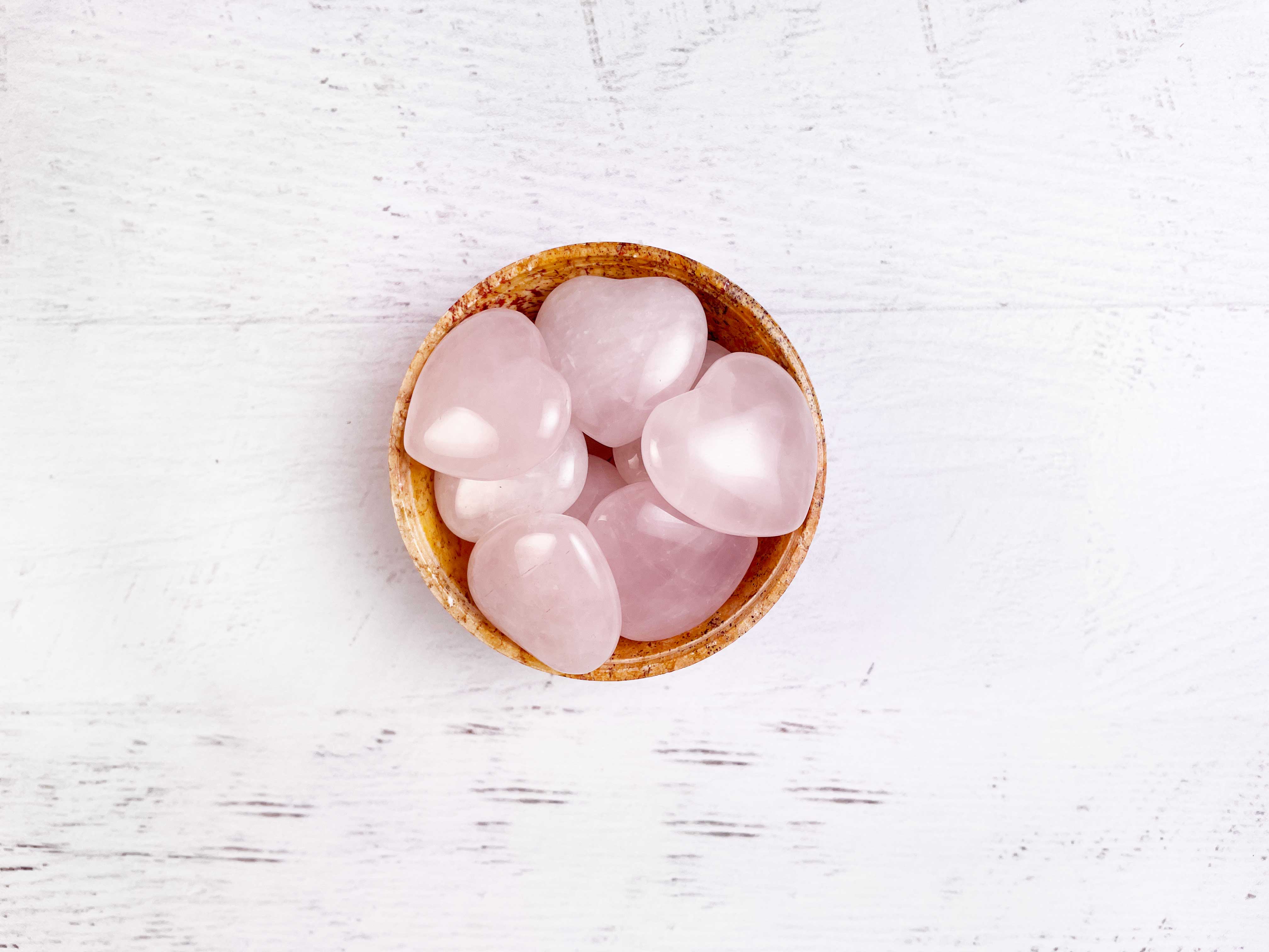 Buy Online Latest and Unique Tumbled Rose Quartz Heart - Love, Romance, Self-Love, Compassion | Shop Best Spiritual Items - The Mystical Ritual