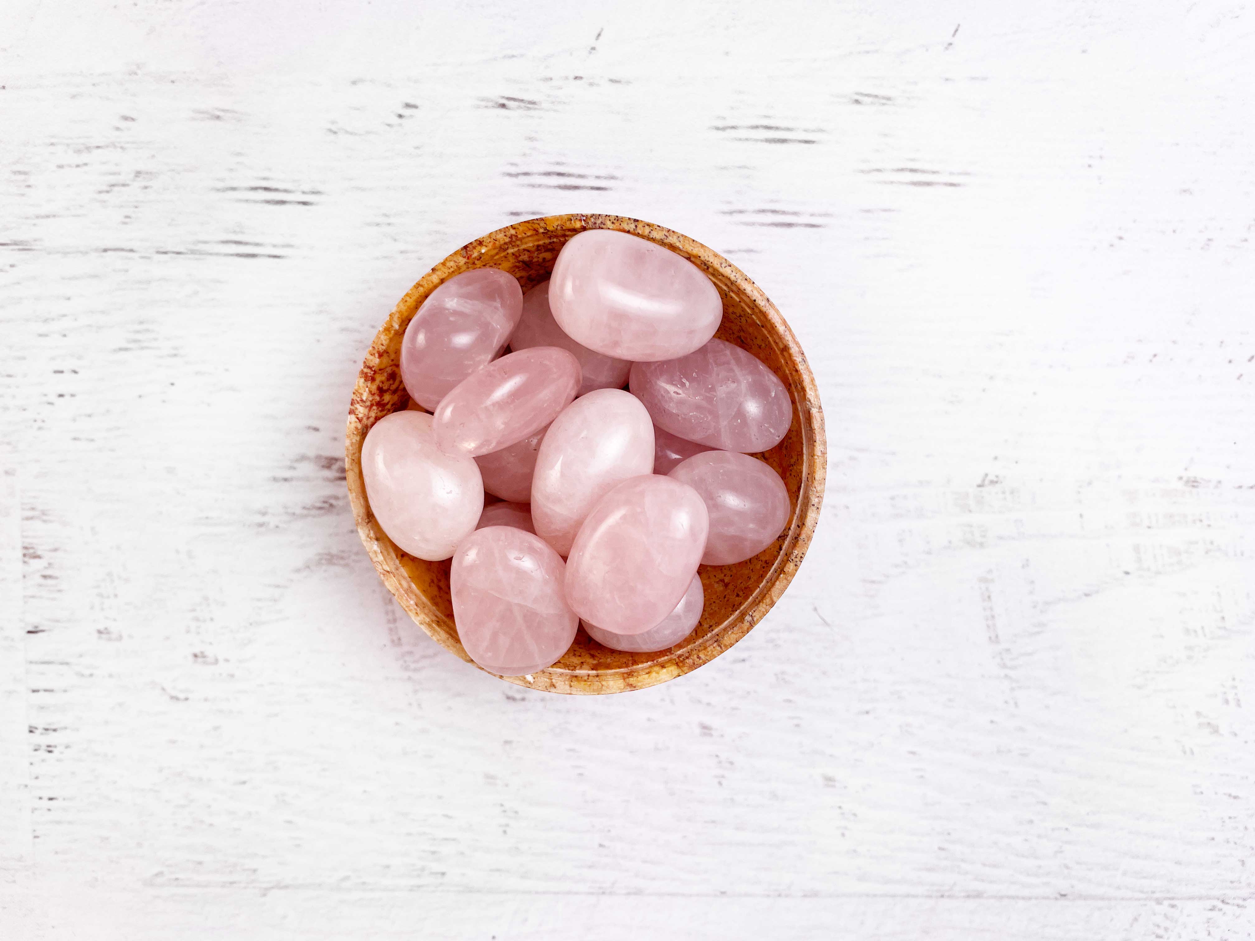 Buy Online Latest and Unique Tumbled Rose Quartz - Love, Romance, Self-Love, Compassion | Shop Best Spiritual Items - The Mystical Ritual