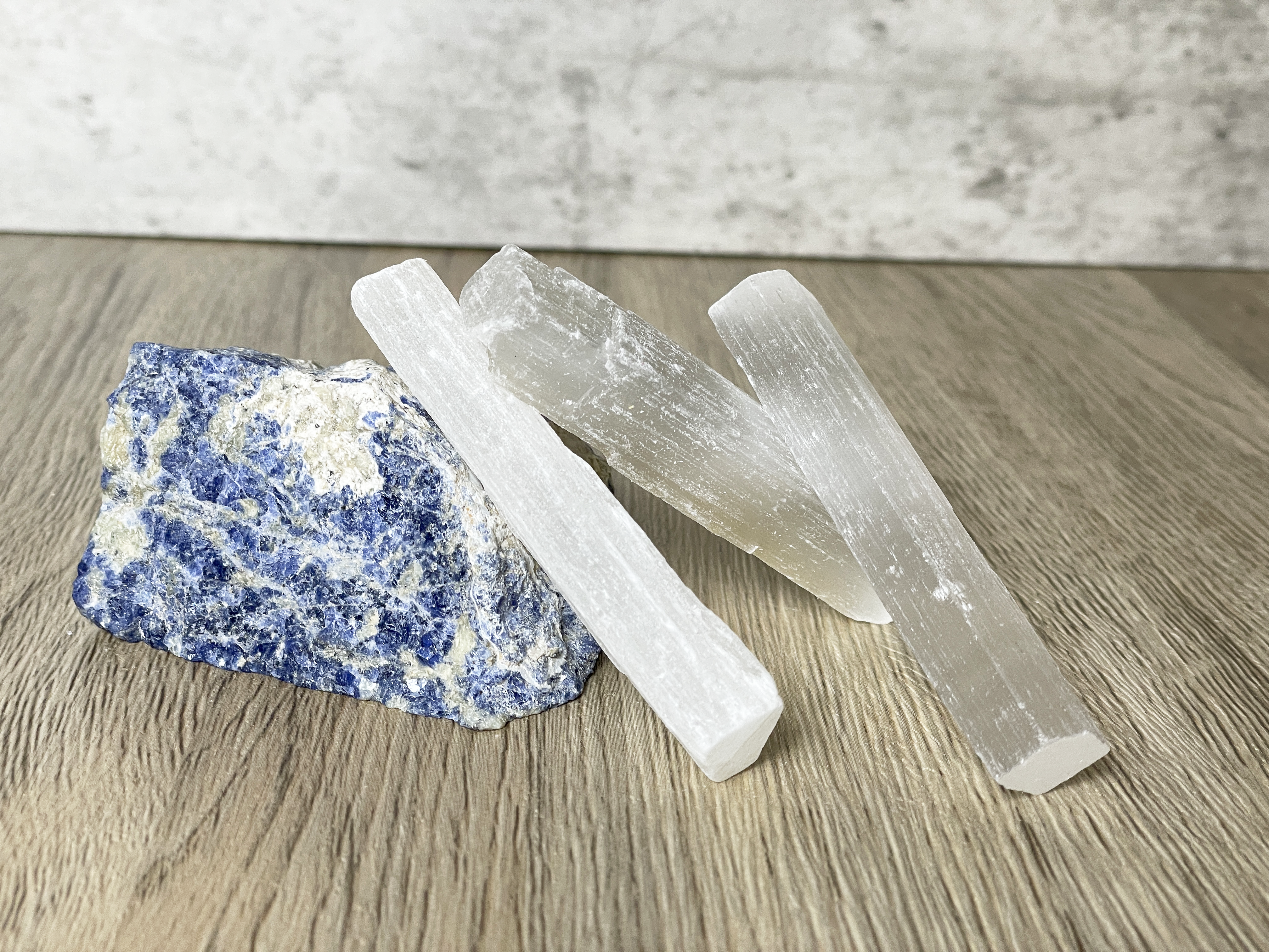 Buy Online Latest and Unique Selenite Crystal Wand (Rectangular) 2.5"-4" | Shop Best Spiritual Items - The Mystical Ritual