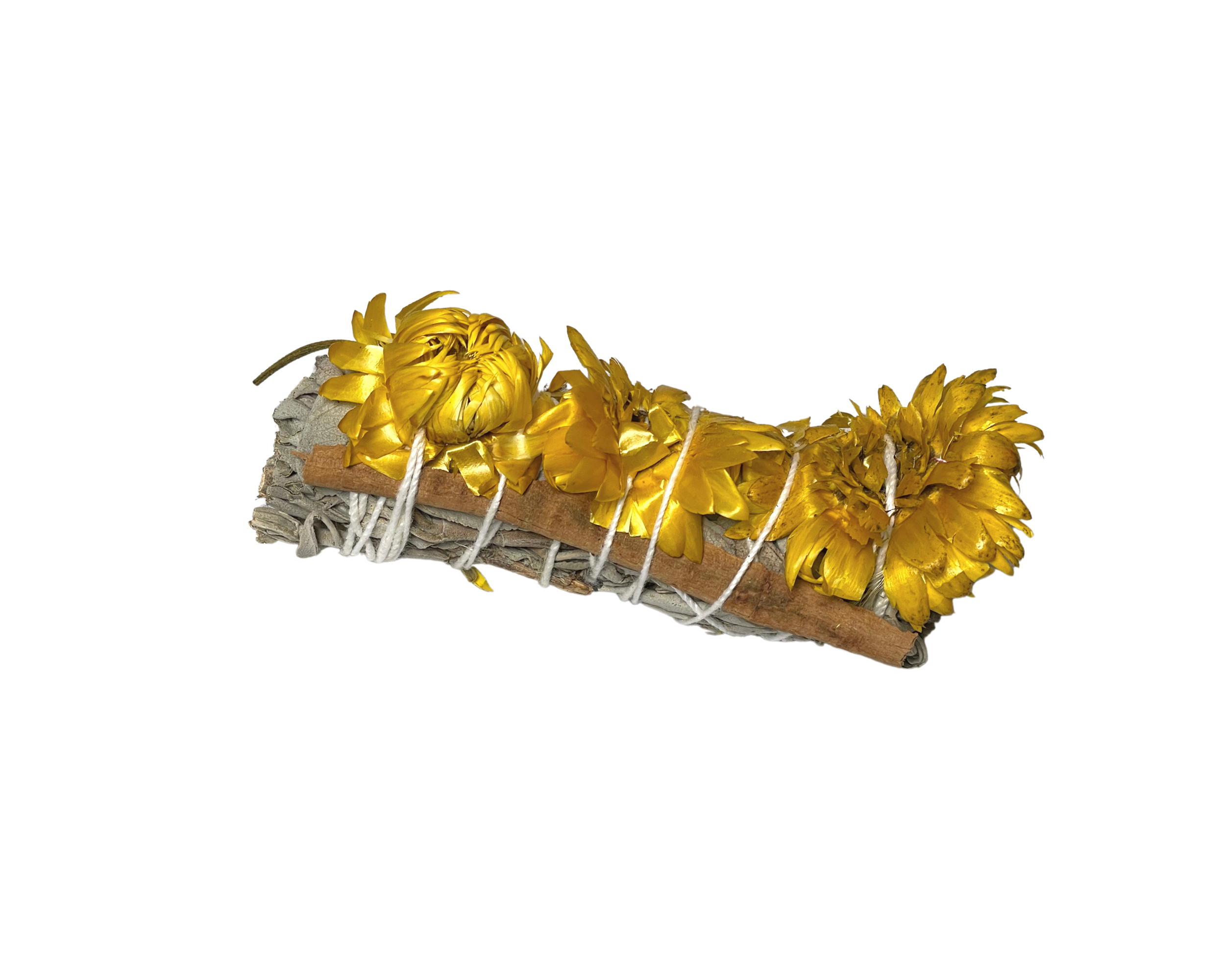 Buy Online Latest and Unique Sunflower White Sage Smudge Wand | Shop Best Spiritual Items - The Mystical Ritual