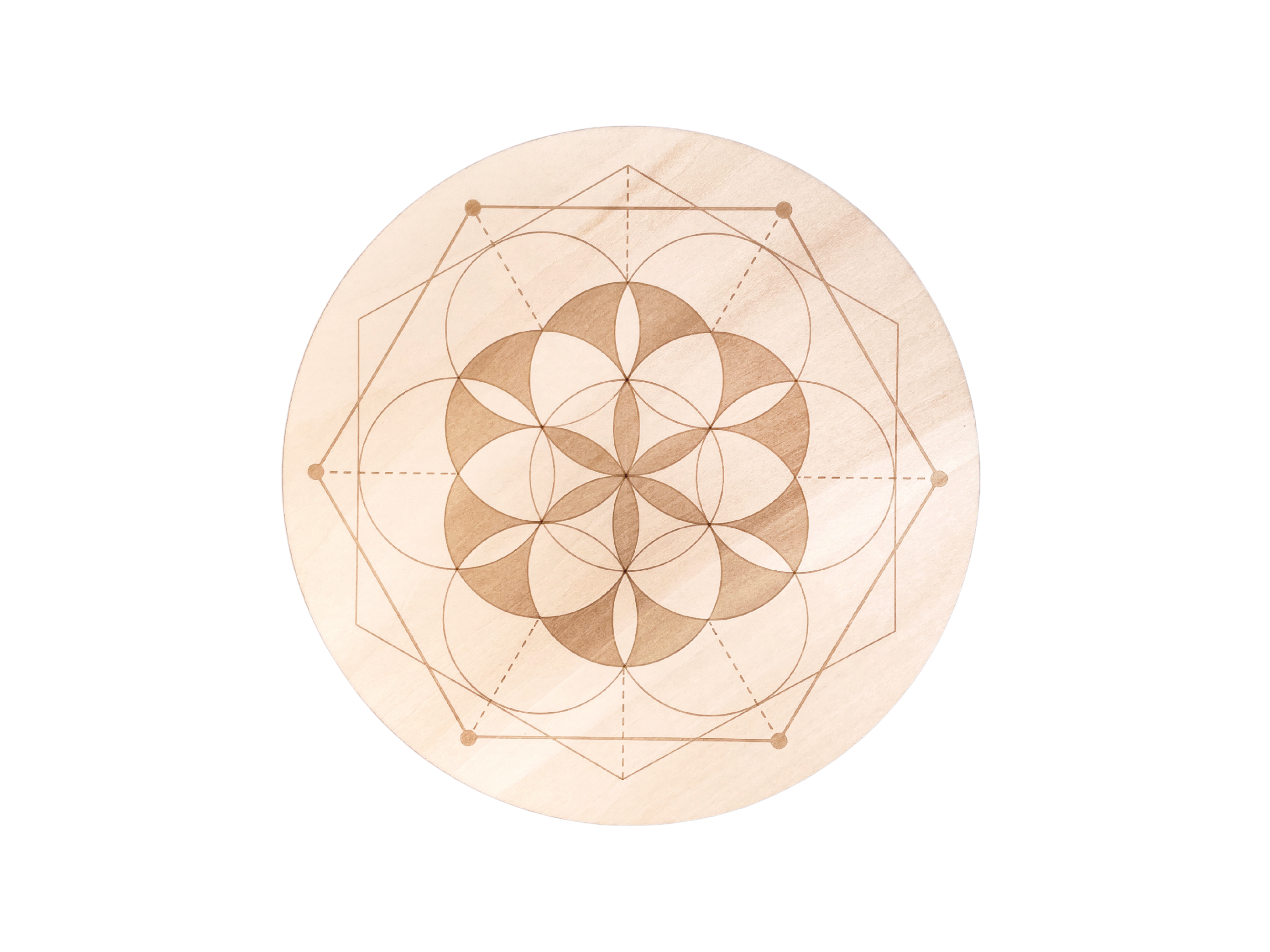 Abundance Crystal Grid Wood Grid Sacred Geometry The Mystical Ritual