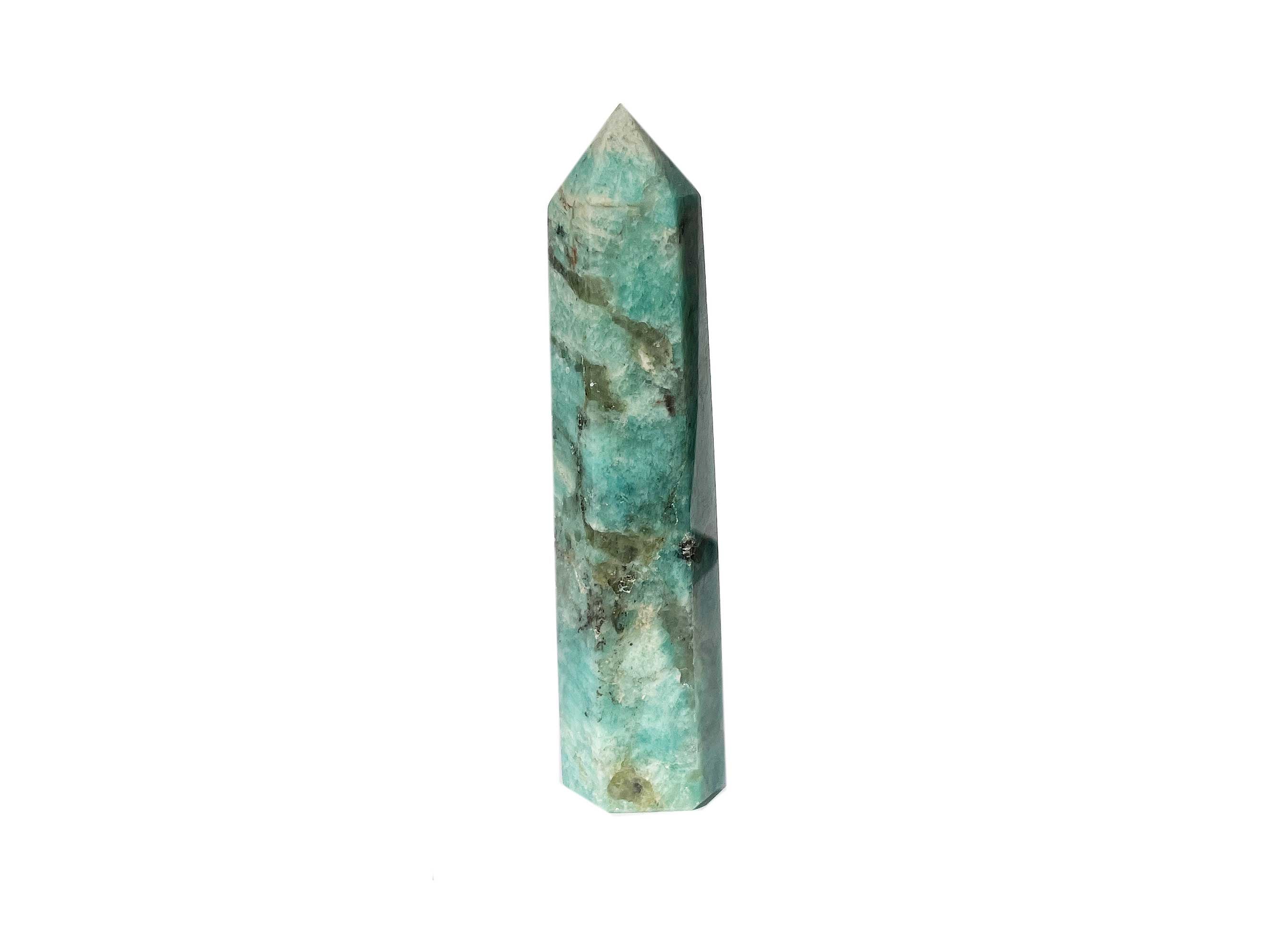 Buy Online Latest and Unique Amazonite Crystal Tower Point | Shop Best Spiritual Items - The Mystical Ritual