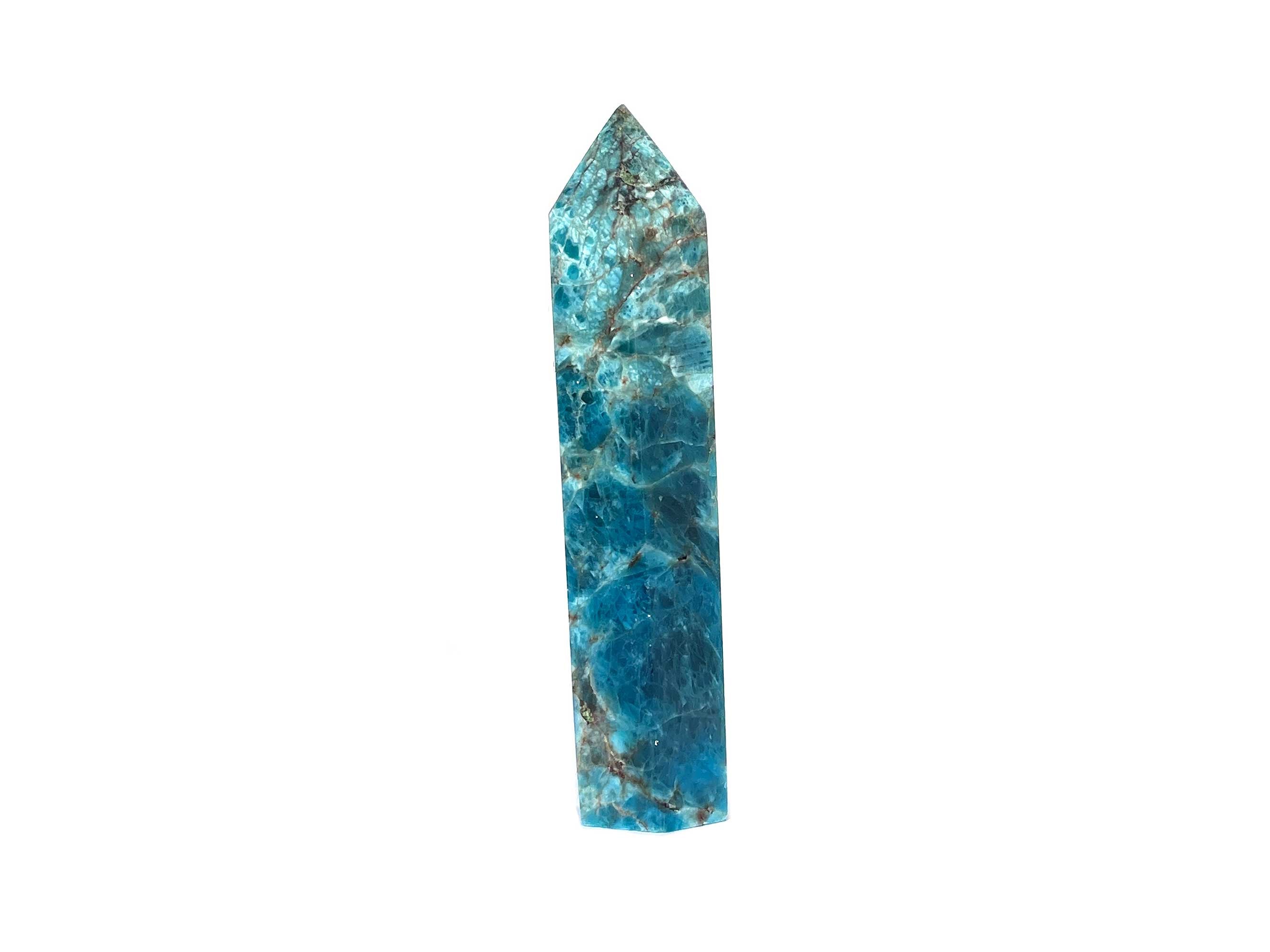 Buy Online Latest and Unique Blue Apatite Crystal Tower Point | Shop Best Spiritual Items - The Mystical Ritual