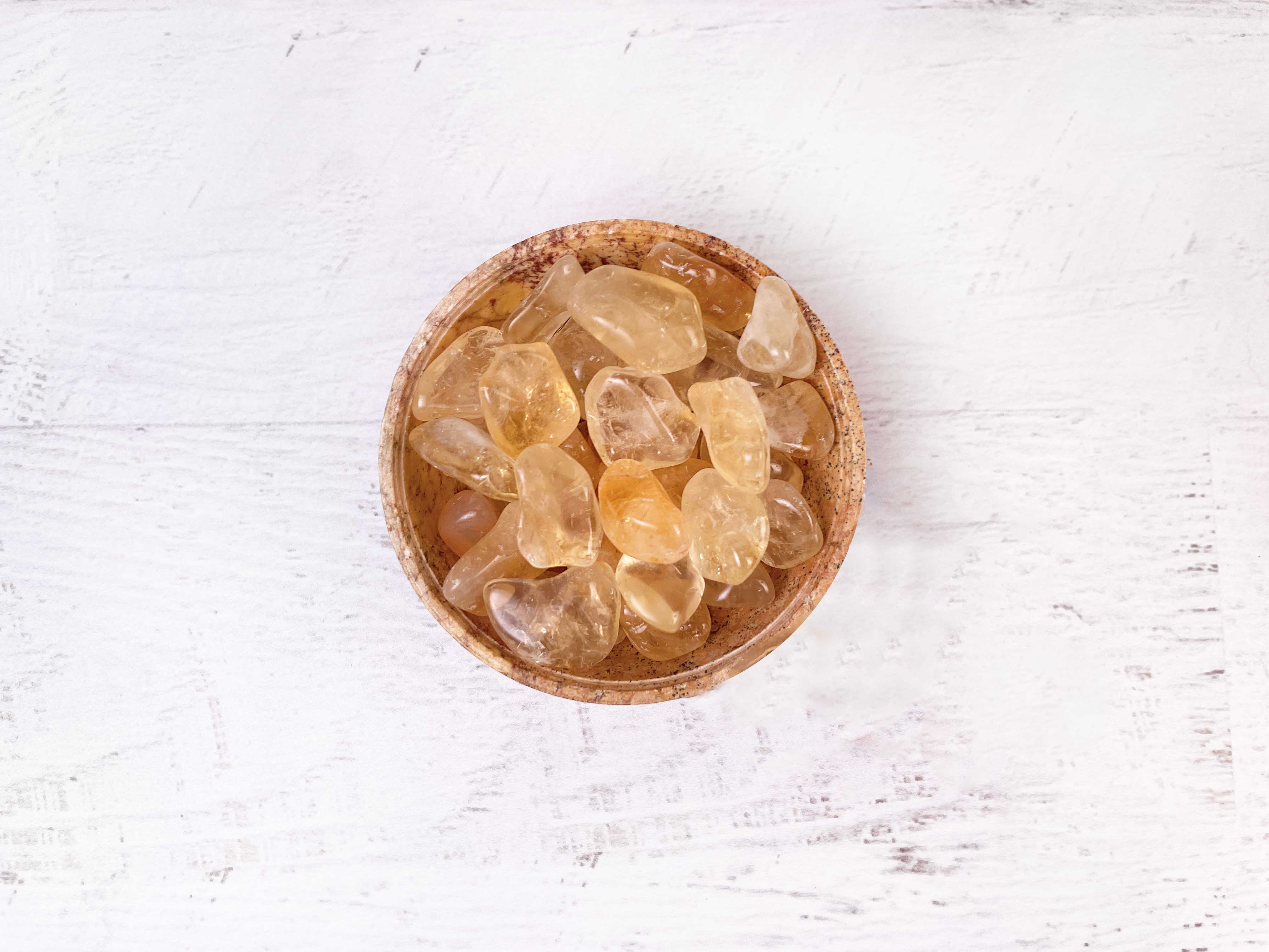 Buy Online Latest and Unique Tumbled Citrine - Happiness, Joy, Abundance, Creativity Clarity | Shop Best Spiritual Items - The Mystical Ritual