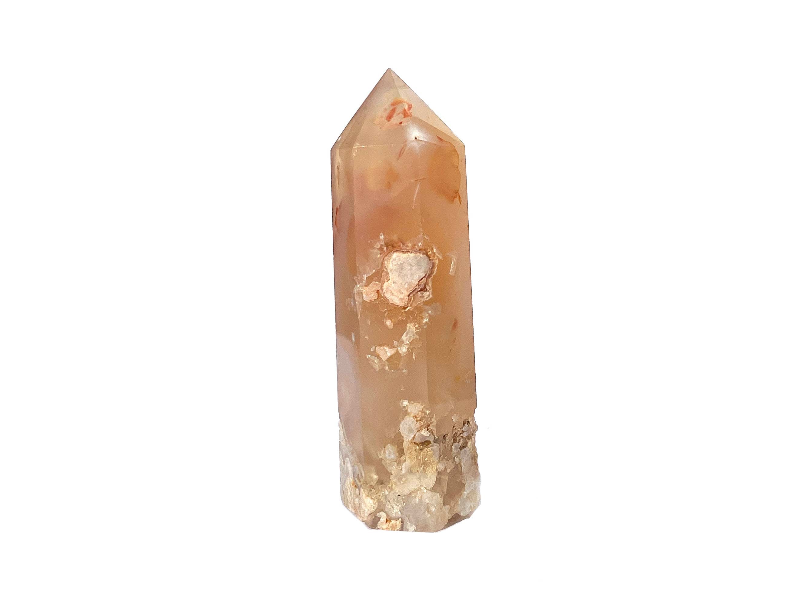 Buy Online Latest and Unique Flower Agate Crystal Tower Point | Shop Best Spiritual Items - The Mystical Ritual