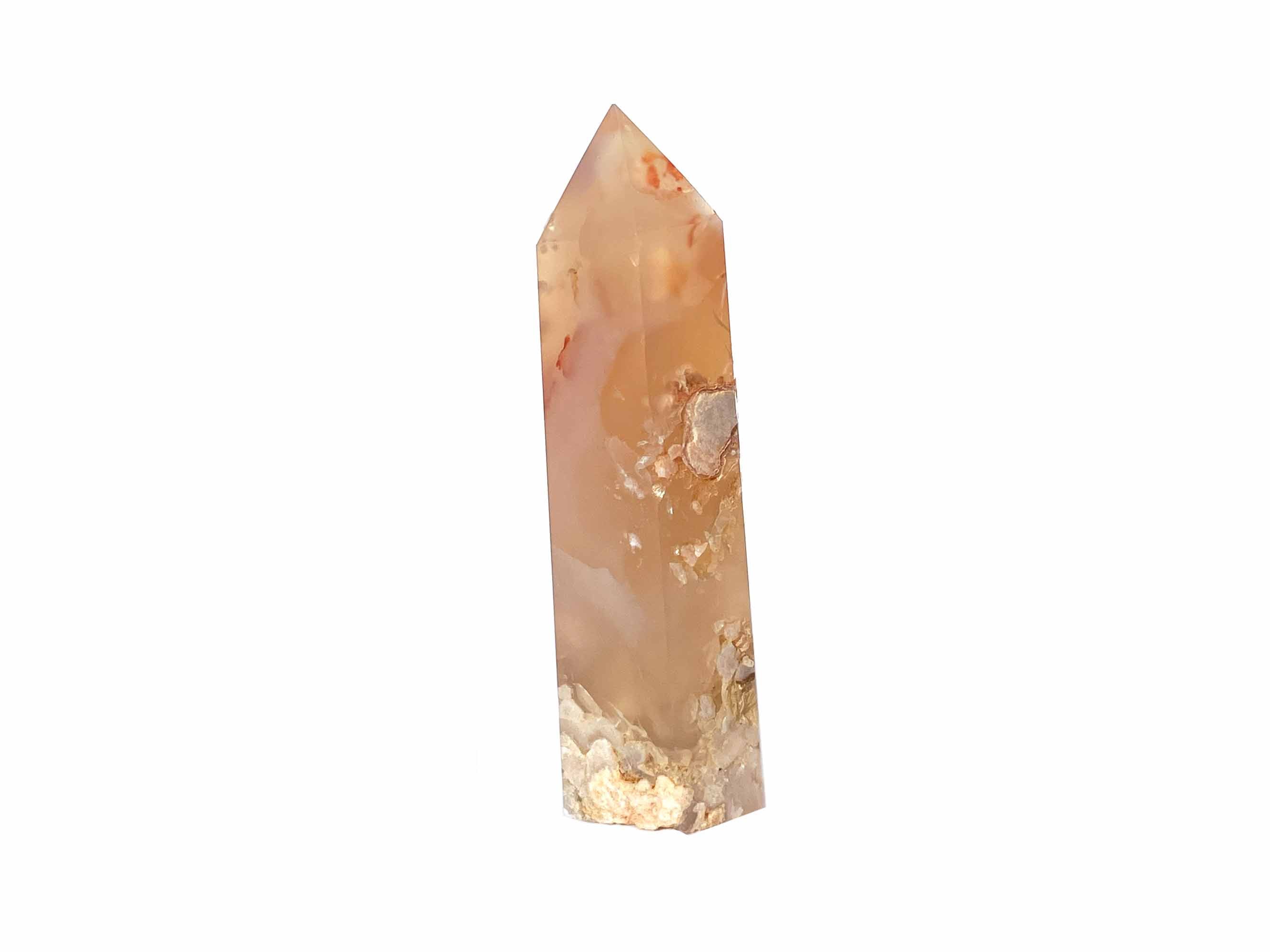 Buy Online Latest and Unique Flower Agate Crystal Tower Point | Shop Best Spiritual Items - The Mystical Ritual