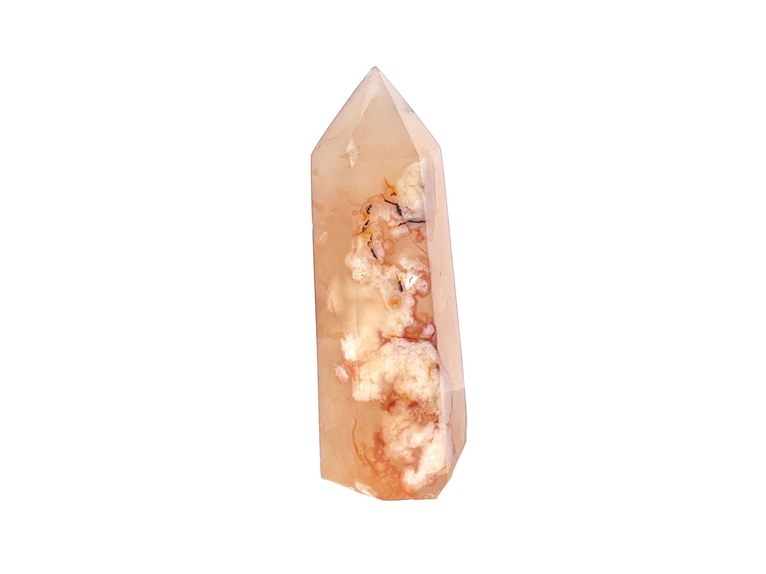 Buy Online Latest and Unique Flower Agate Crystal Tower Point | Shop Best Spiritual Items - The Mystical Ritual