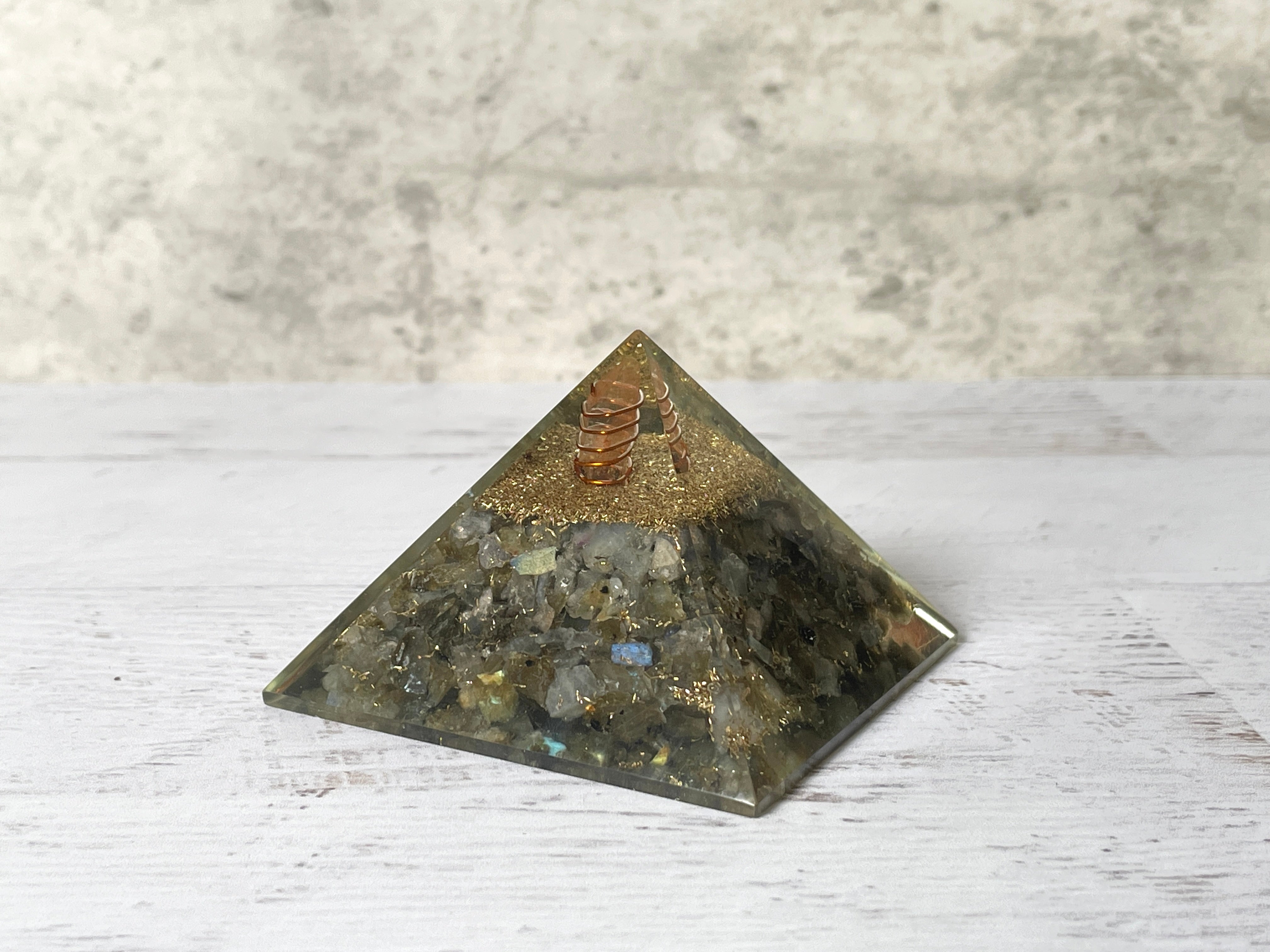 Buy Online Latest and Unique Orgonite Labradorite Pyramid | Shop Best Spiritual Items - The Mystical Ritual