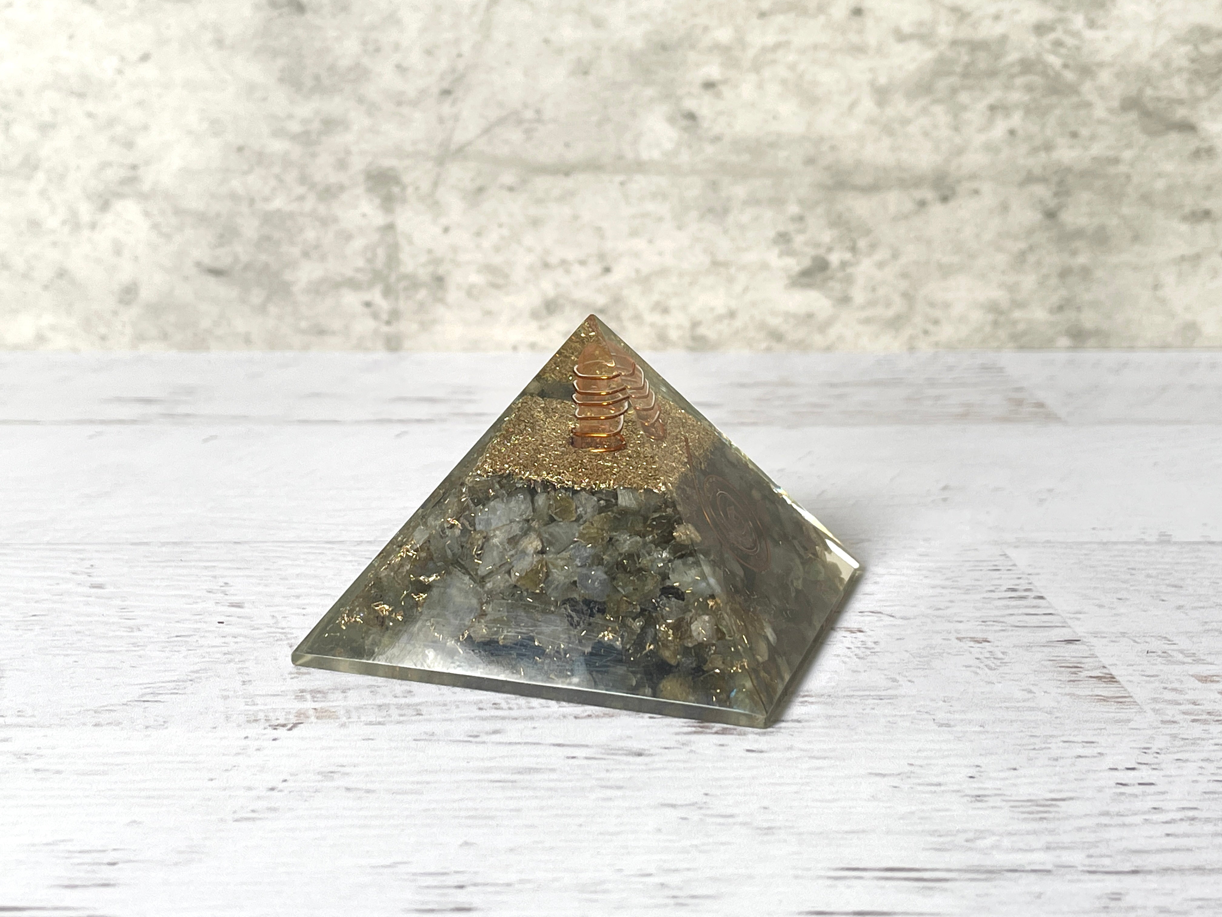 Buy Online Latest and Unique Orgonite Labradorite Pyramid | Shop Best Spiritual Items - The Mystical Ritual