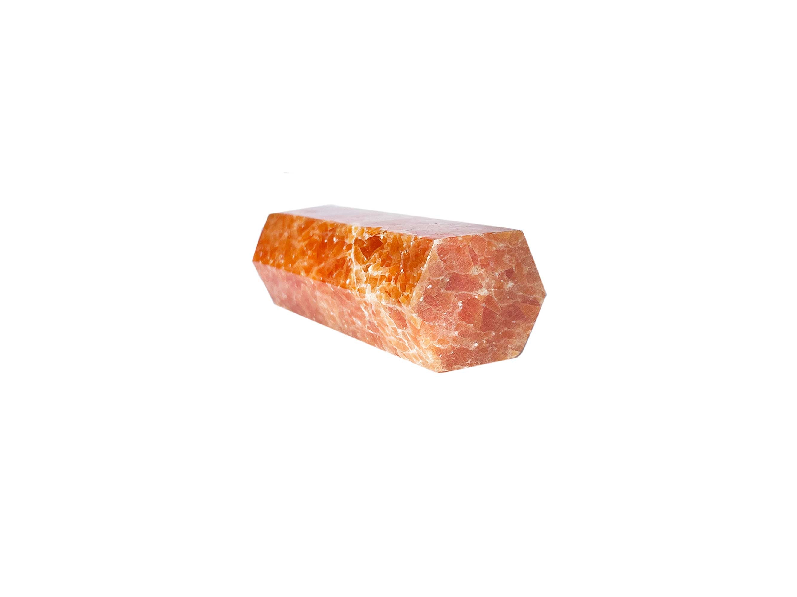 Buy Online Latest and Unique Orange Calcite Crystal Tower Point | Shop Best Spiritual Items - The Mystical Ritual