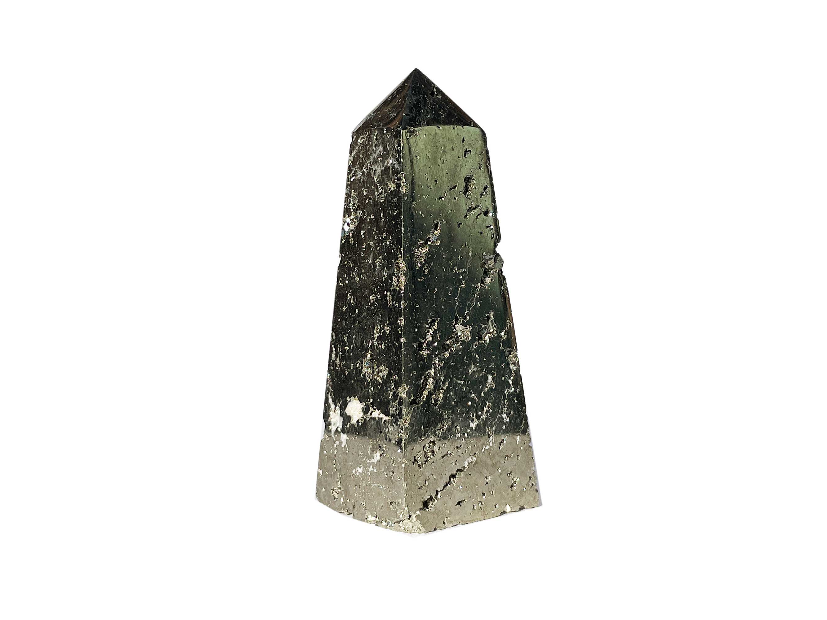 Buy Online Latest and Unique Pyrite Crystal Tower Point | Shop Best Spiritual Items - The Mystical Ritual